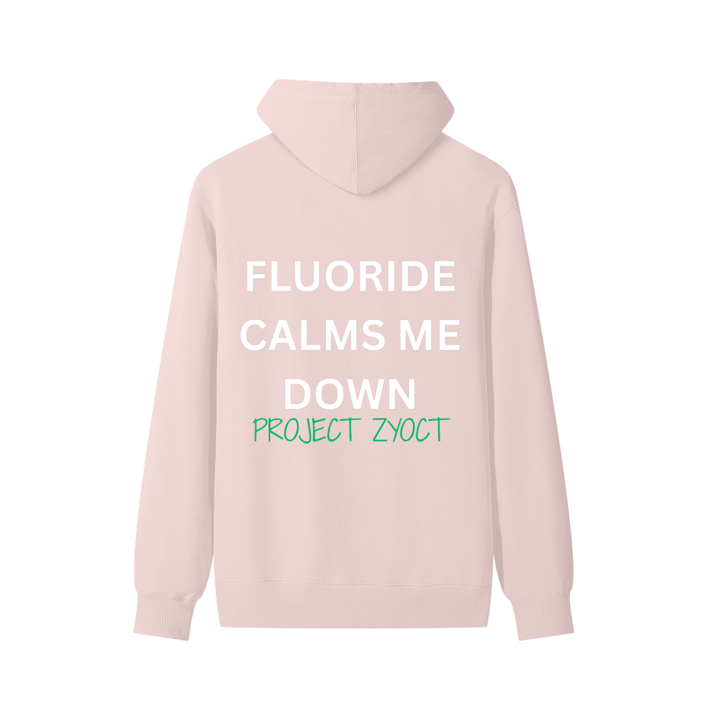 "Fluoride Calms Me Down" Classic Cotton Hoodie