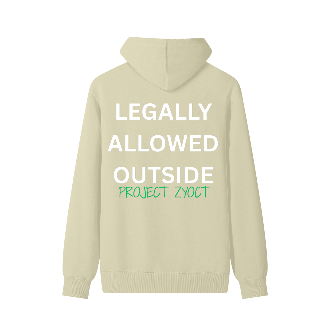 "Legally Allowed Outside" Classic Cotton Hoodie