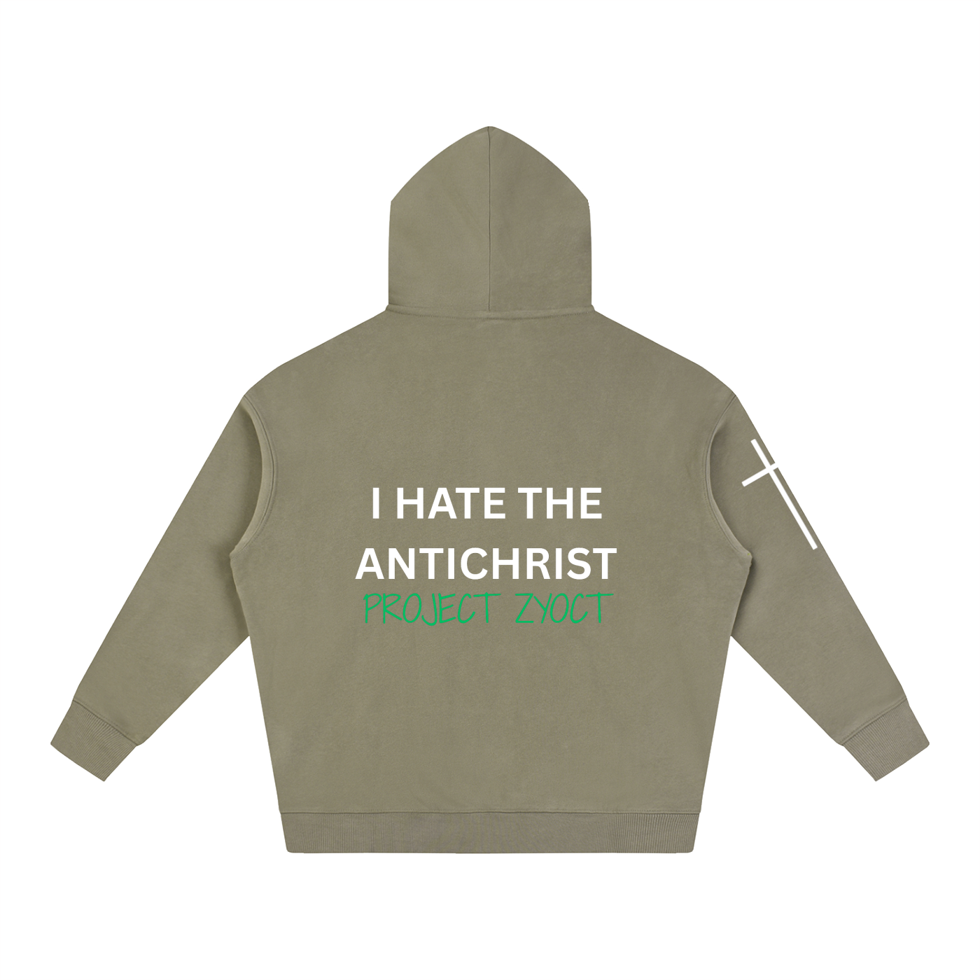 "I Hate the Antichrist" Oversize Hoodie