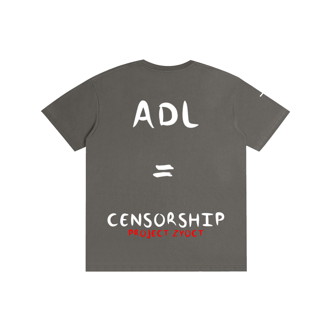 "ADL = Censorship" Cotton T-Shirt