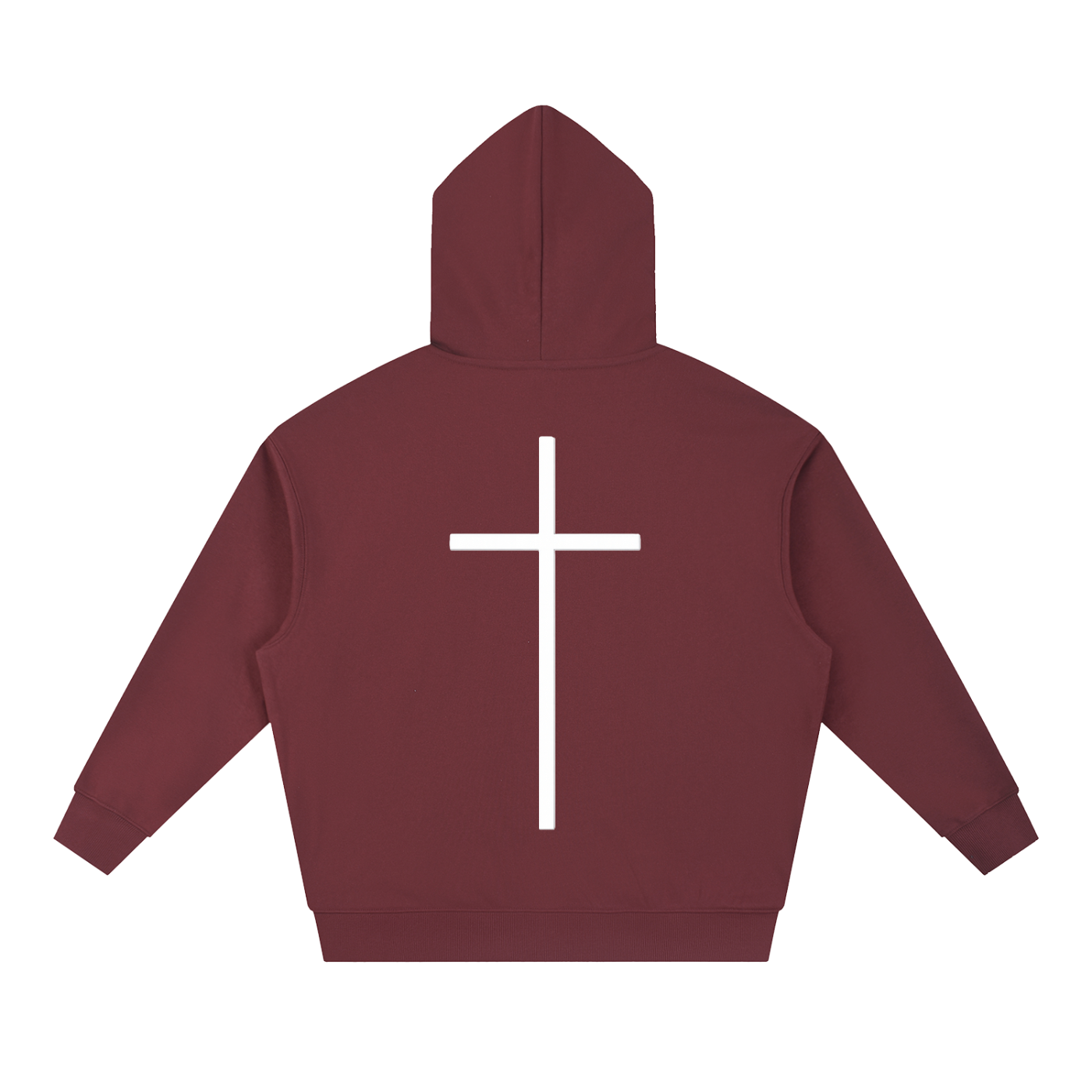 Simple Cross Heavyweight Hoodie