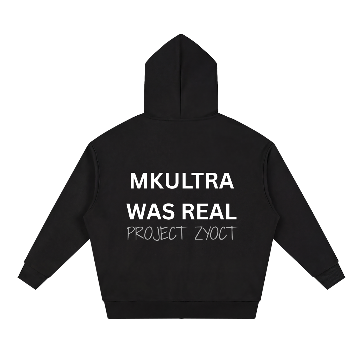 "MKUltra Was Real" Full Zip Hoodie