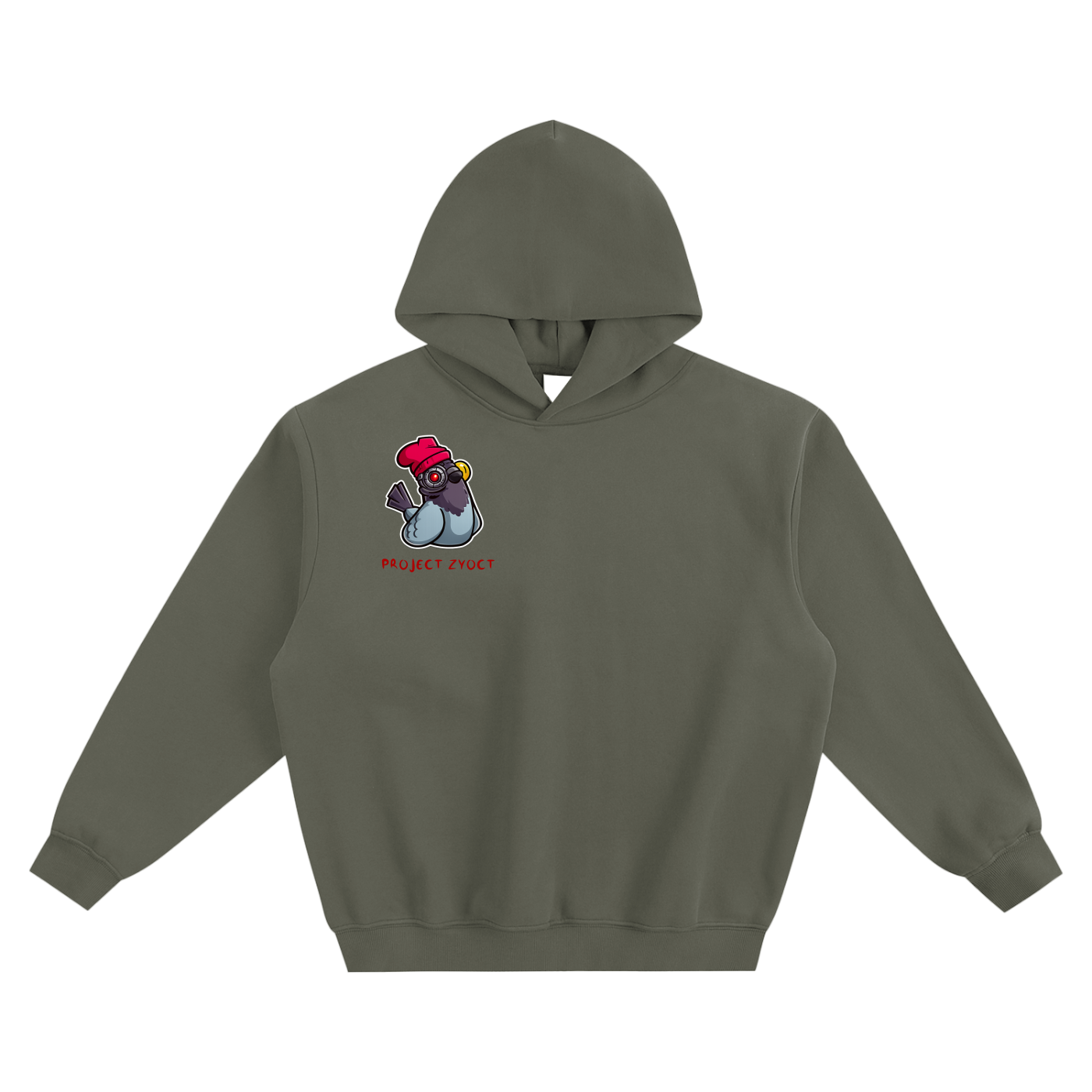 Fleeced Boxy Hoodie