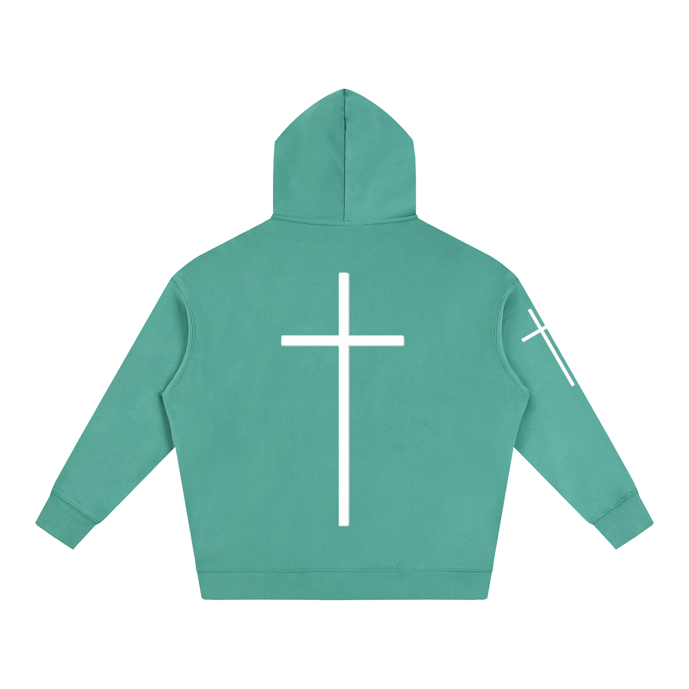 Simple Cross Oversize Hoodie