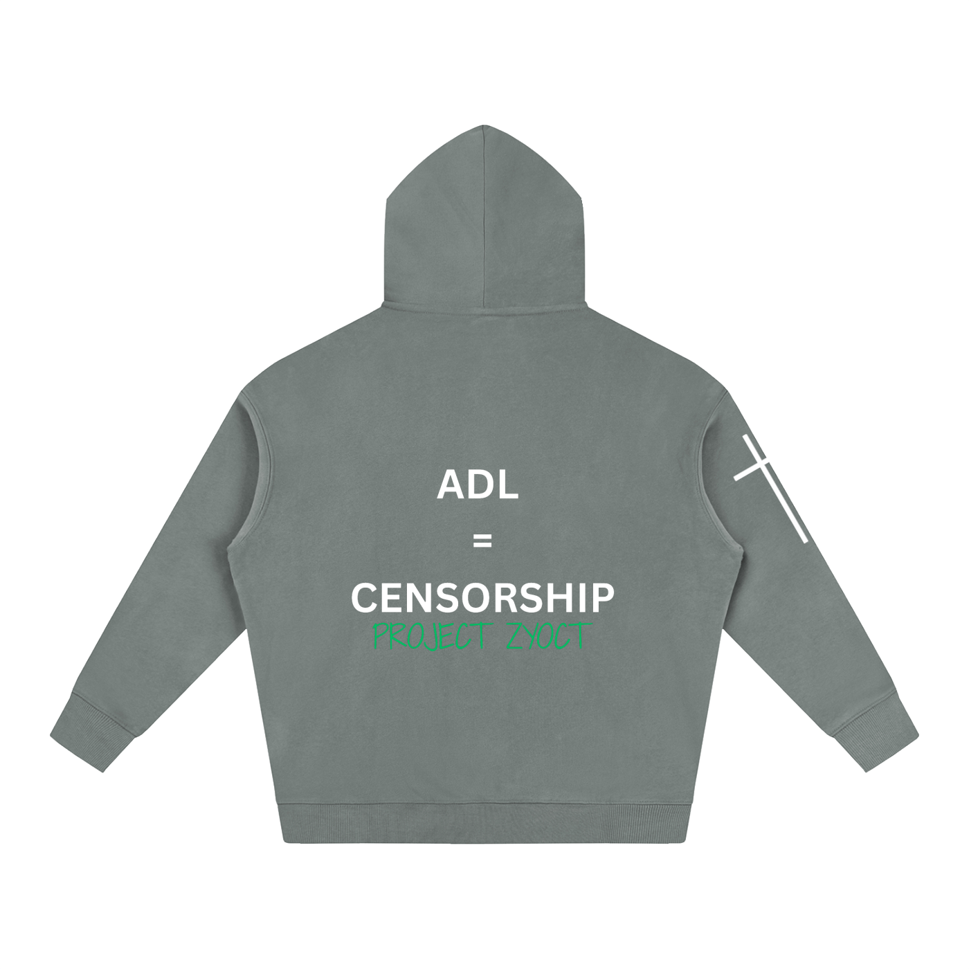 "ADL = Censorship" Oversize Hoodie