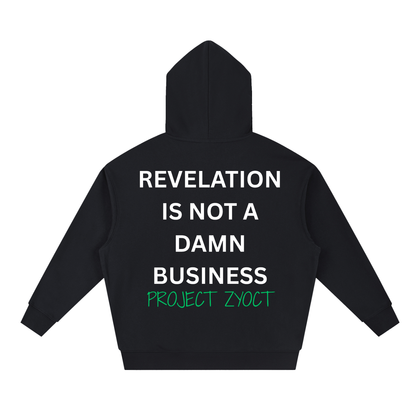"Revelation is Not a Damn Business" Heavyweight Hoodie
