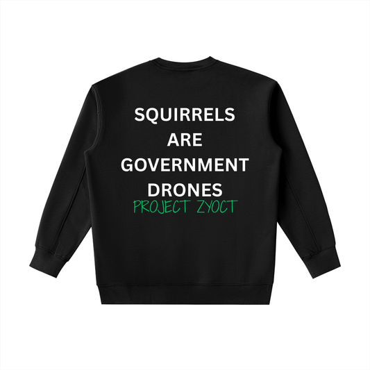 "Squirrels Are Government Drones" Heavyweight Sweatshirt