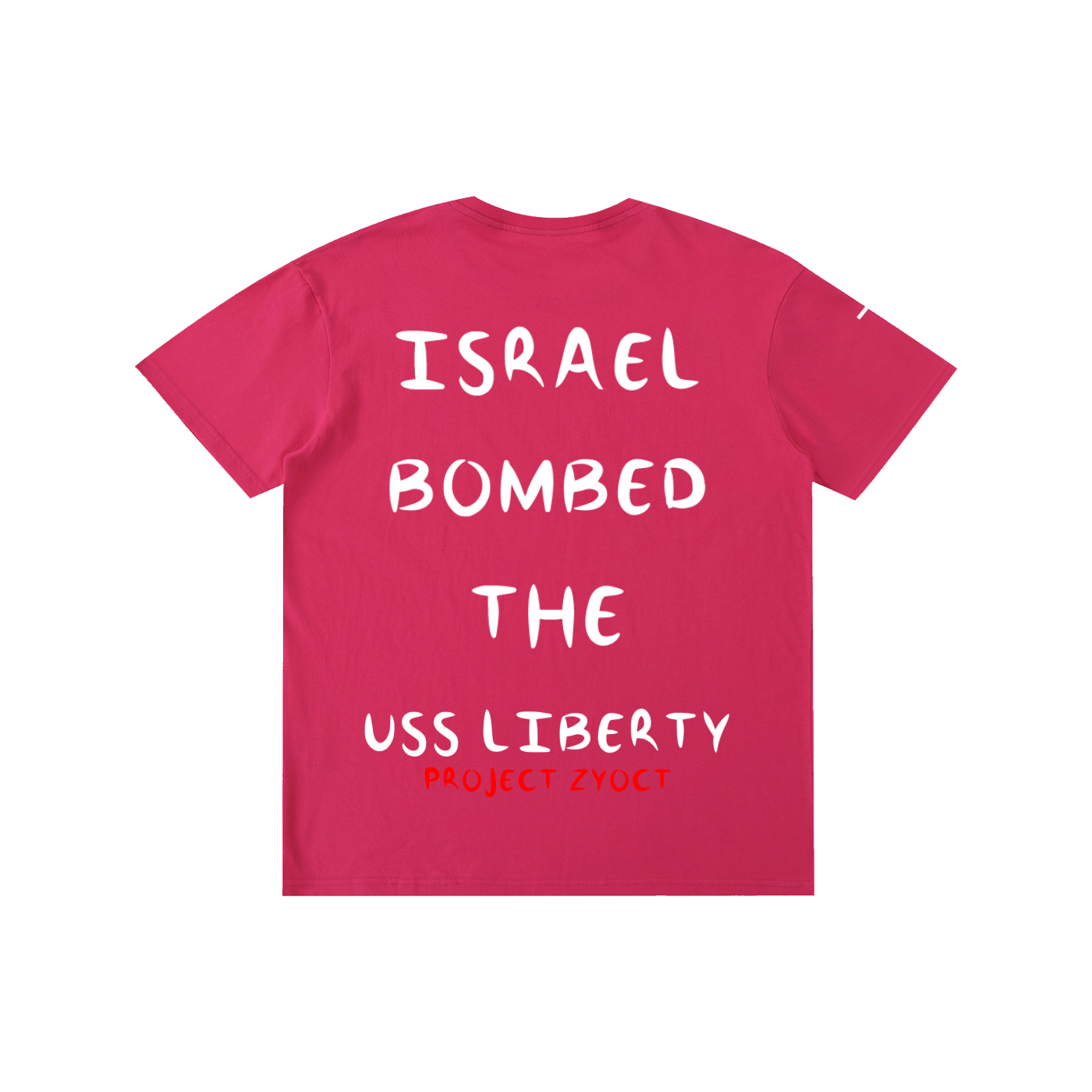 "Israel Bombed the USS Liberty" Cotton T-Shirt