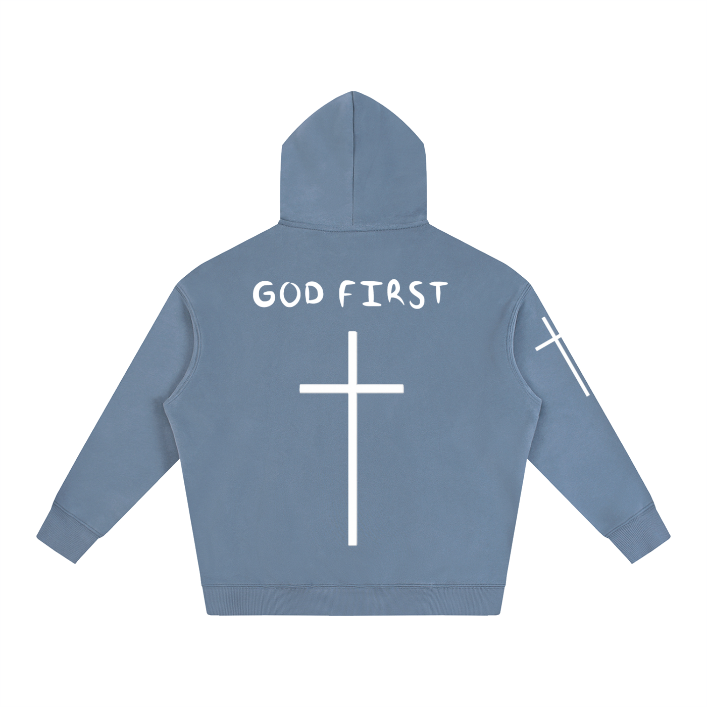 "GOD FIRST" Oversize Hoodie