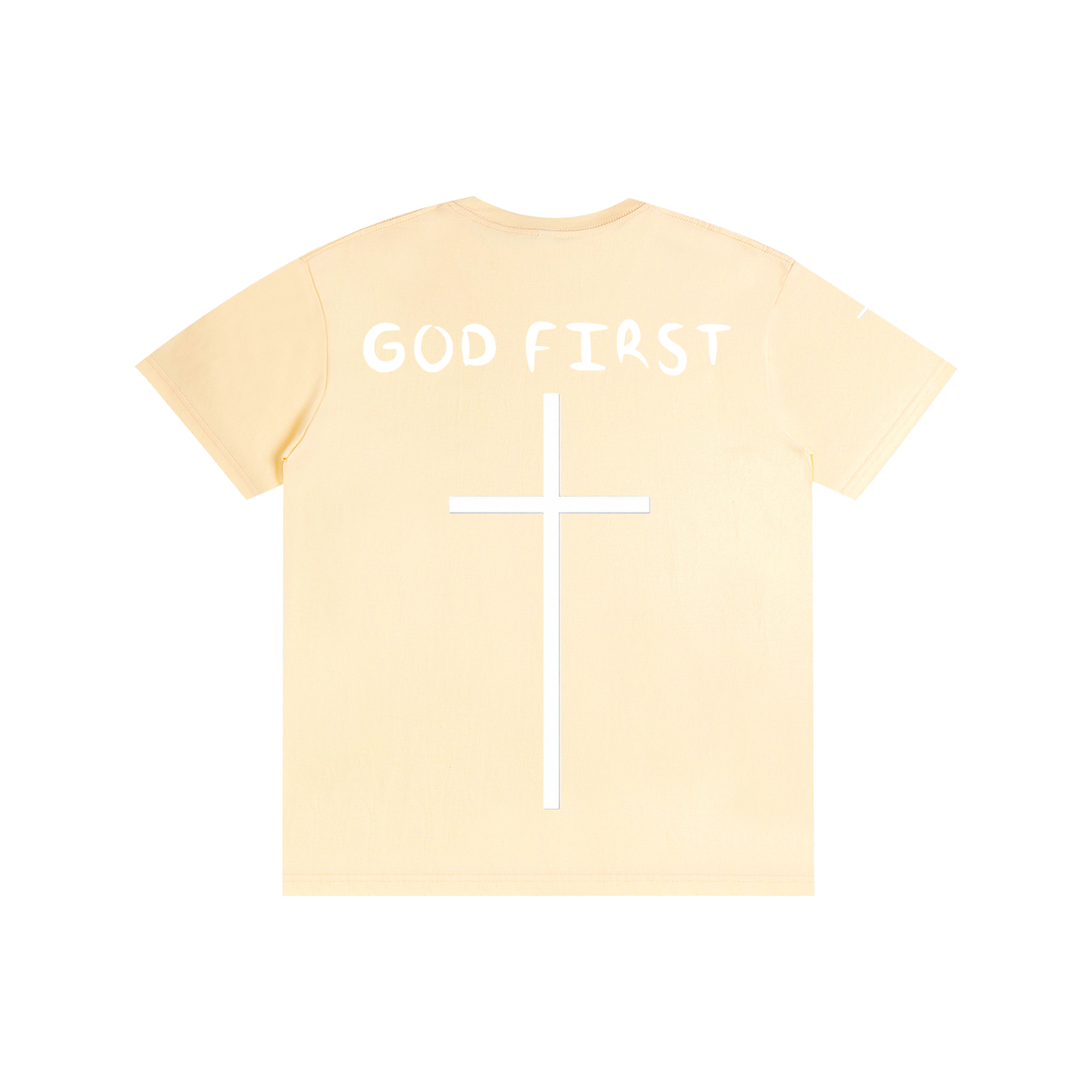 "GOD FIRST" Cotton T-Shirt