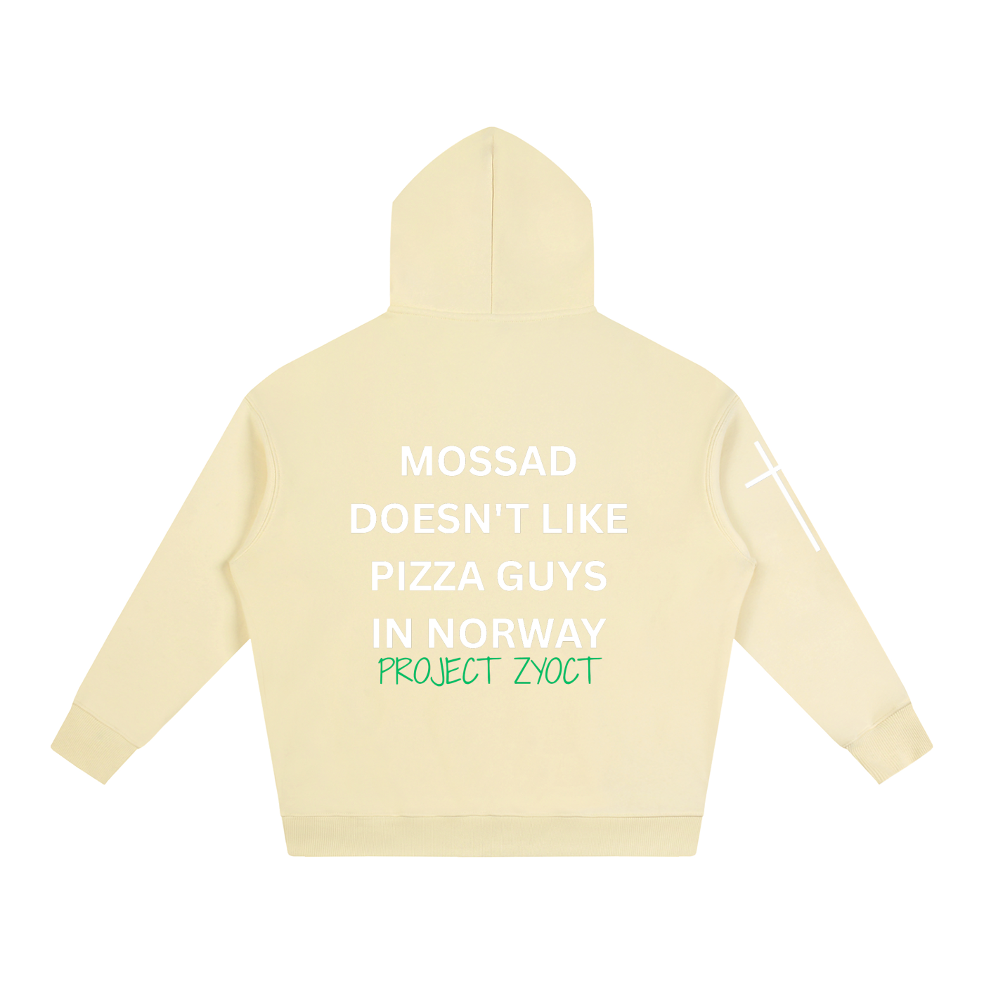 "Mossad doesn't like pizza guys in Norway" Oversize Hoodie