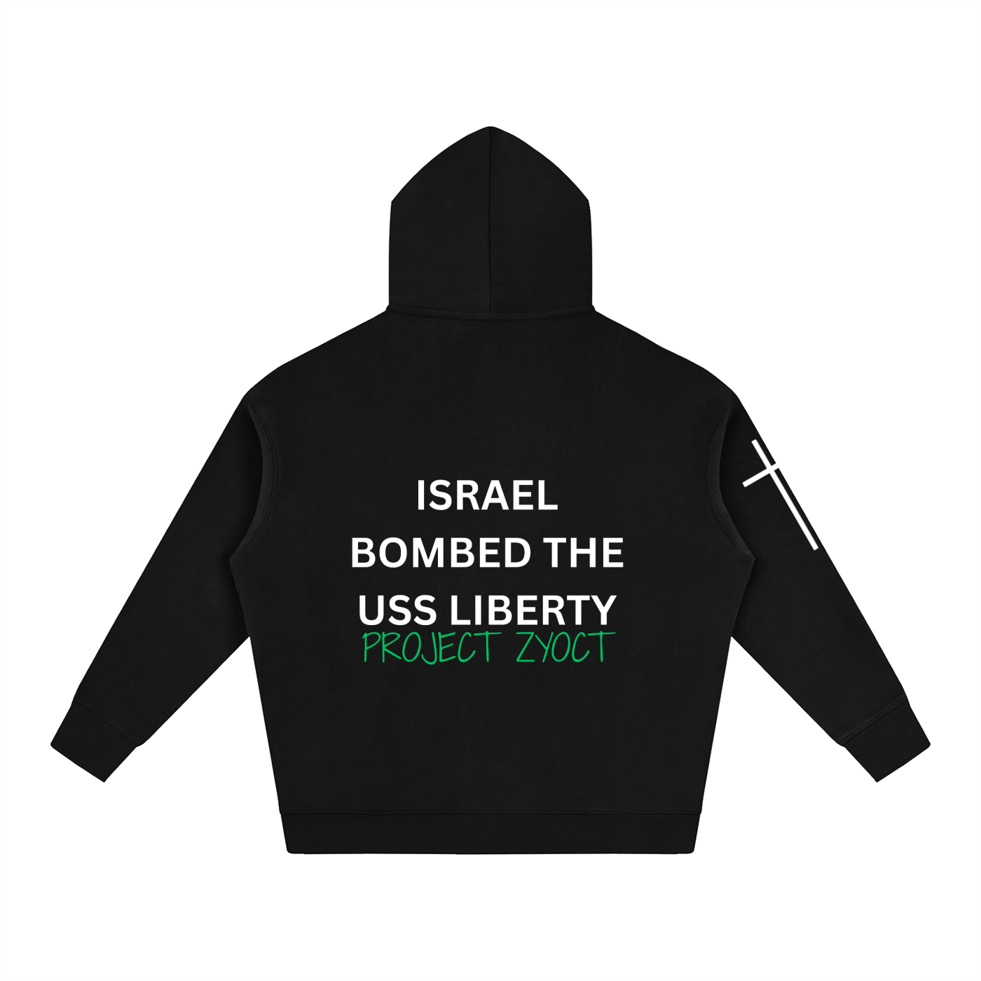 "Israel Bombed the USS Liberty" Oversize Hoodie