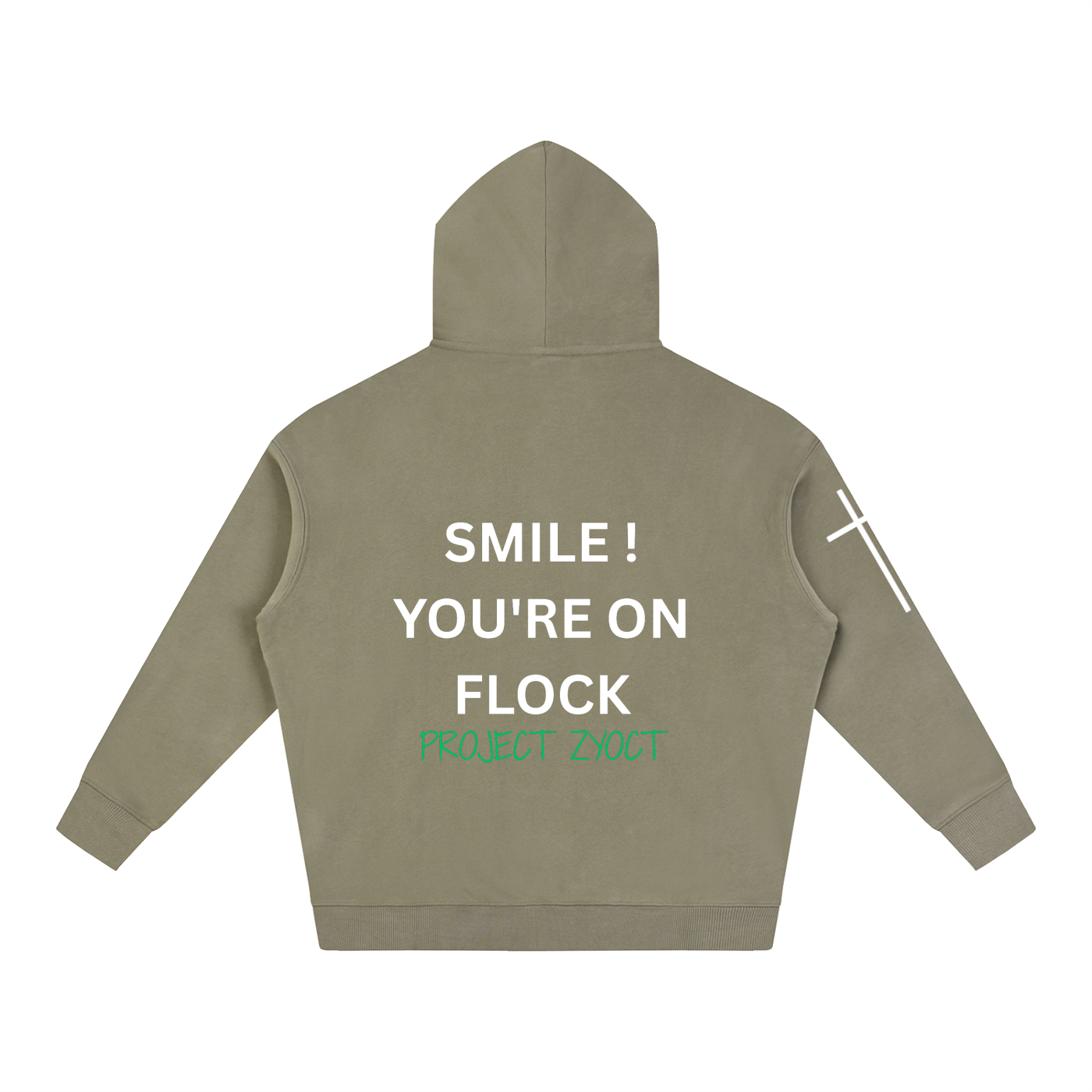 "Smile You're On Flock" Oversize Hoodie