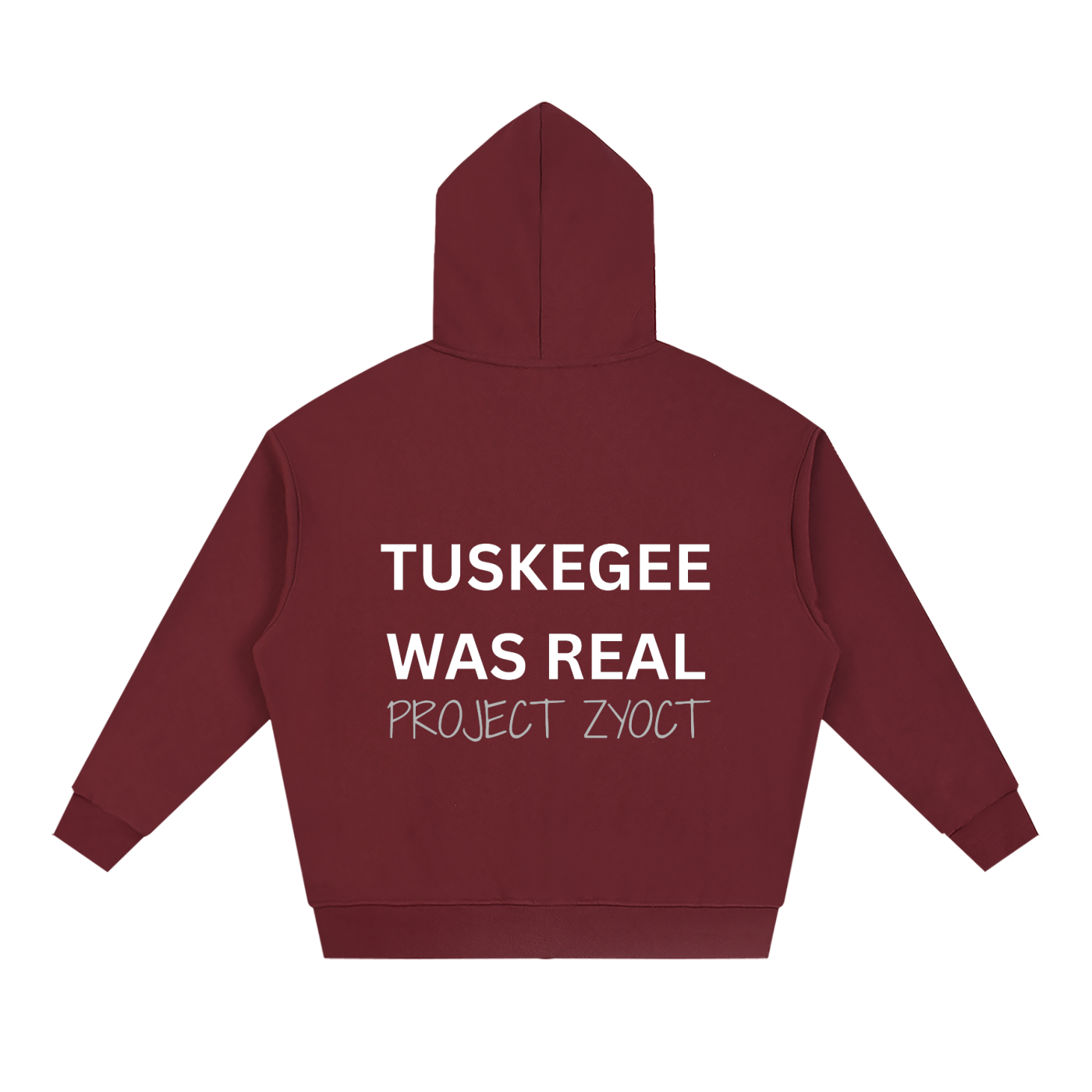 "Tuskegee Was Real" Full Zip Hoodie