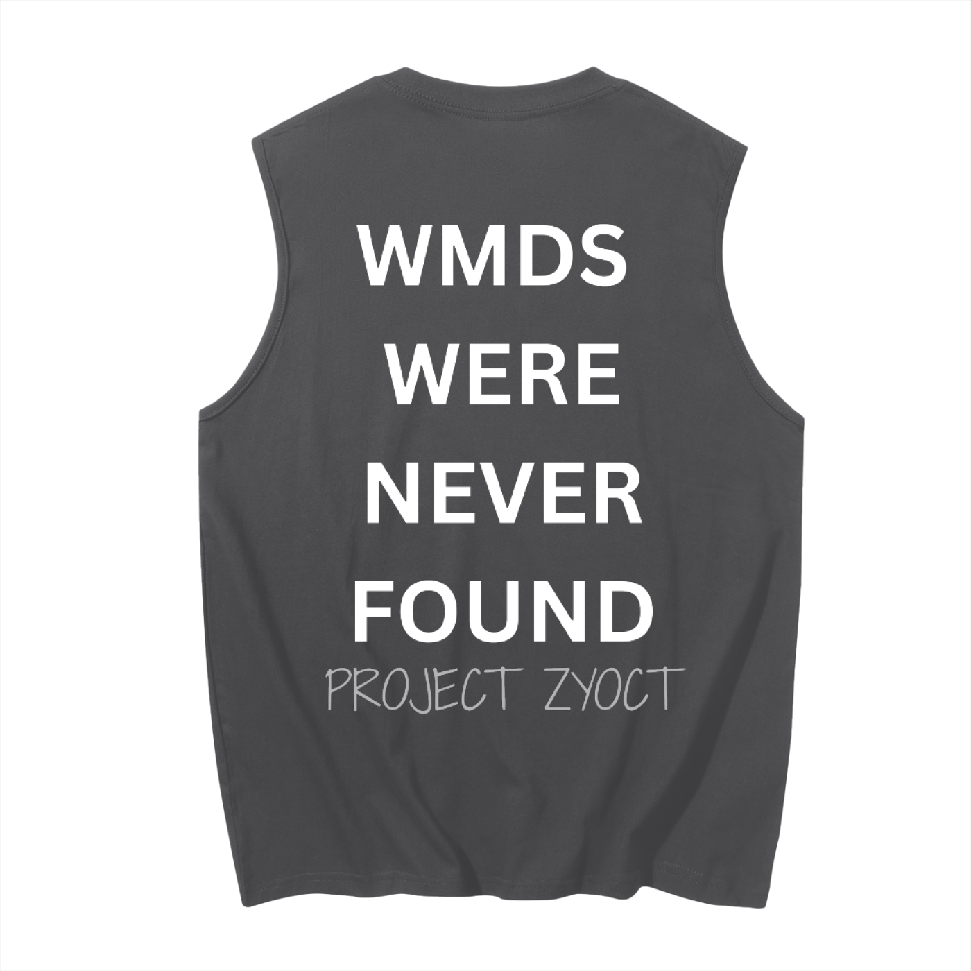 "WMDs Were Never Found" Cotton Tank Top