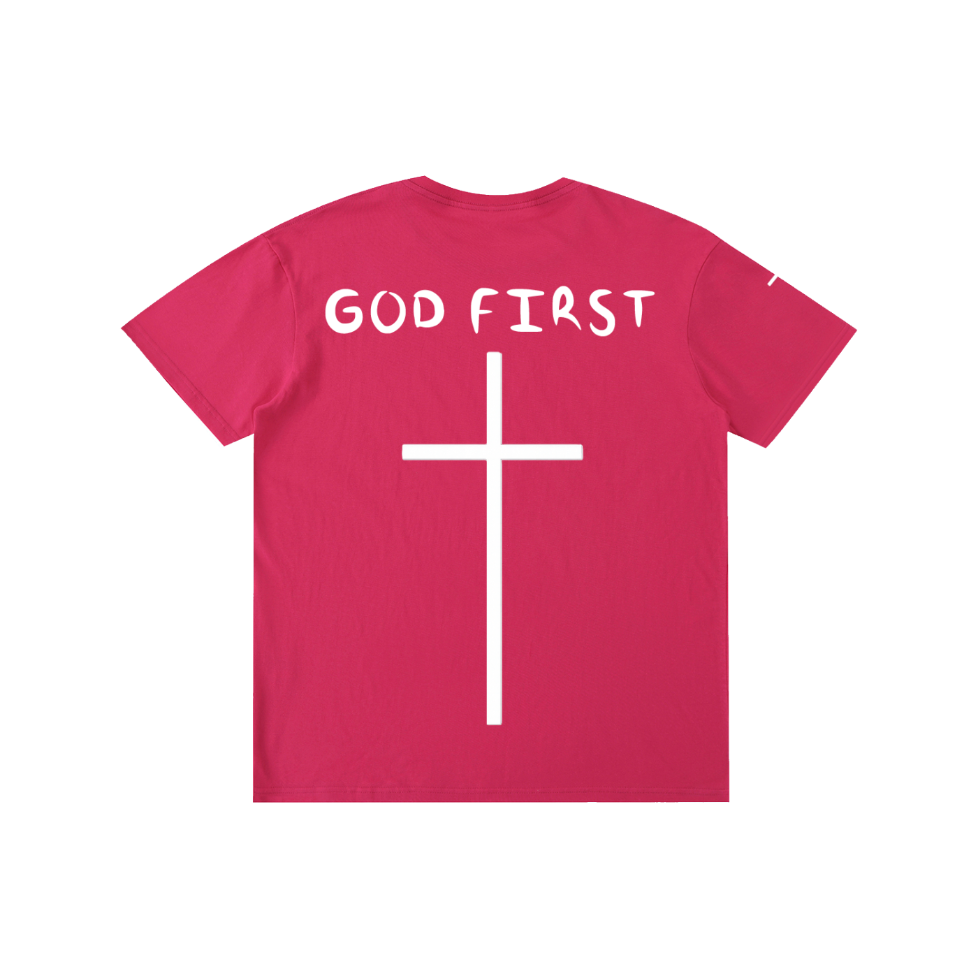 "GOD FIRST" Cotton T-Shirt