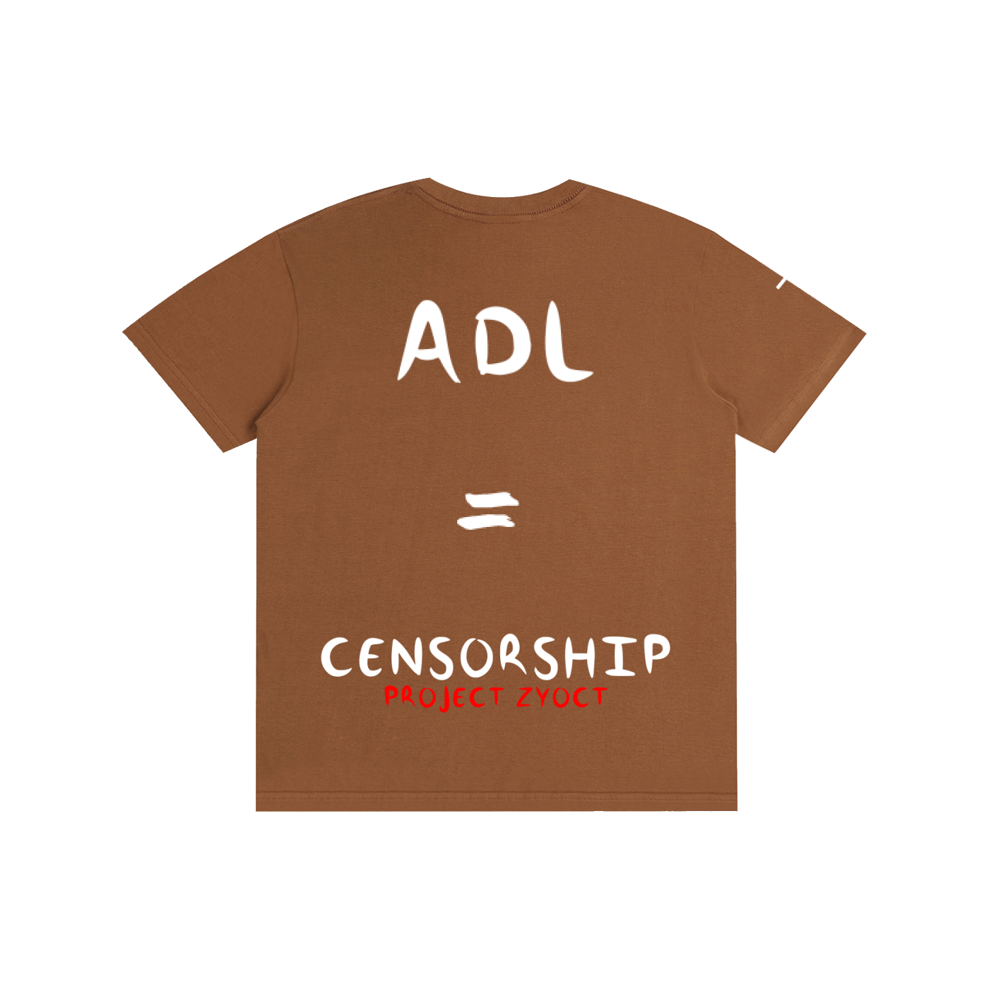"ADL = Censorship" Cotton T-Shirt
