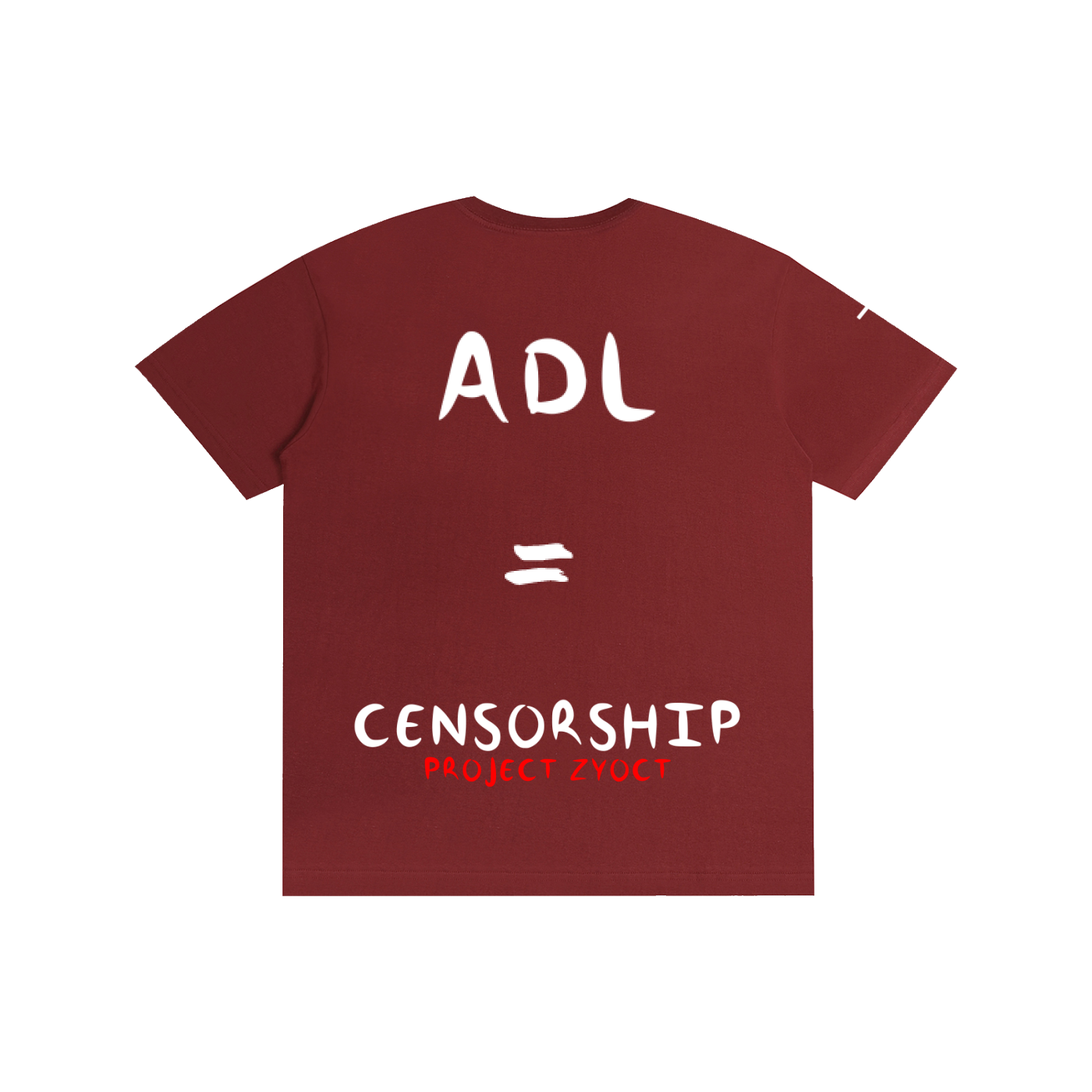 "ADL = Censorship" Cotton T-Shirt