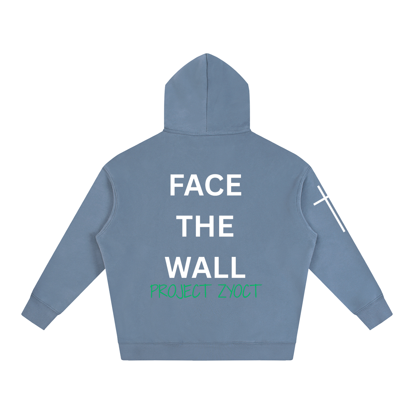 "Face the Wall" Oversize Hoodie