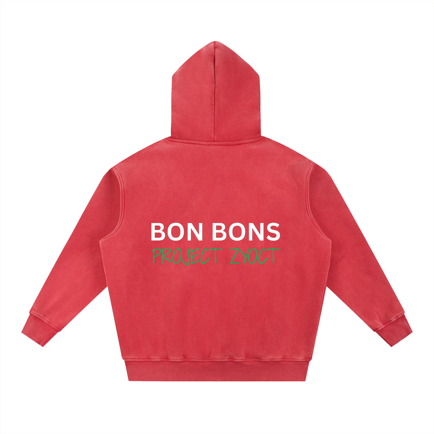 "Bon Bons" Snow Wash Oversize Hoodie