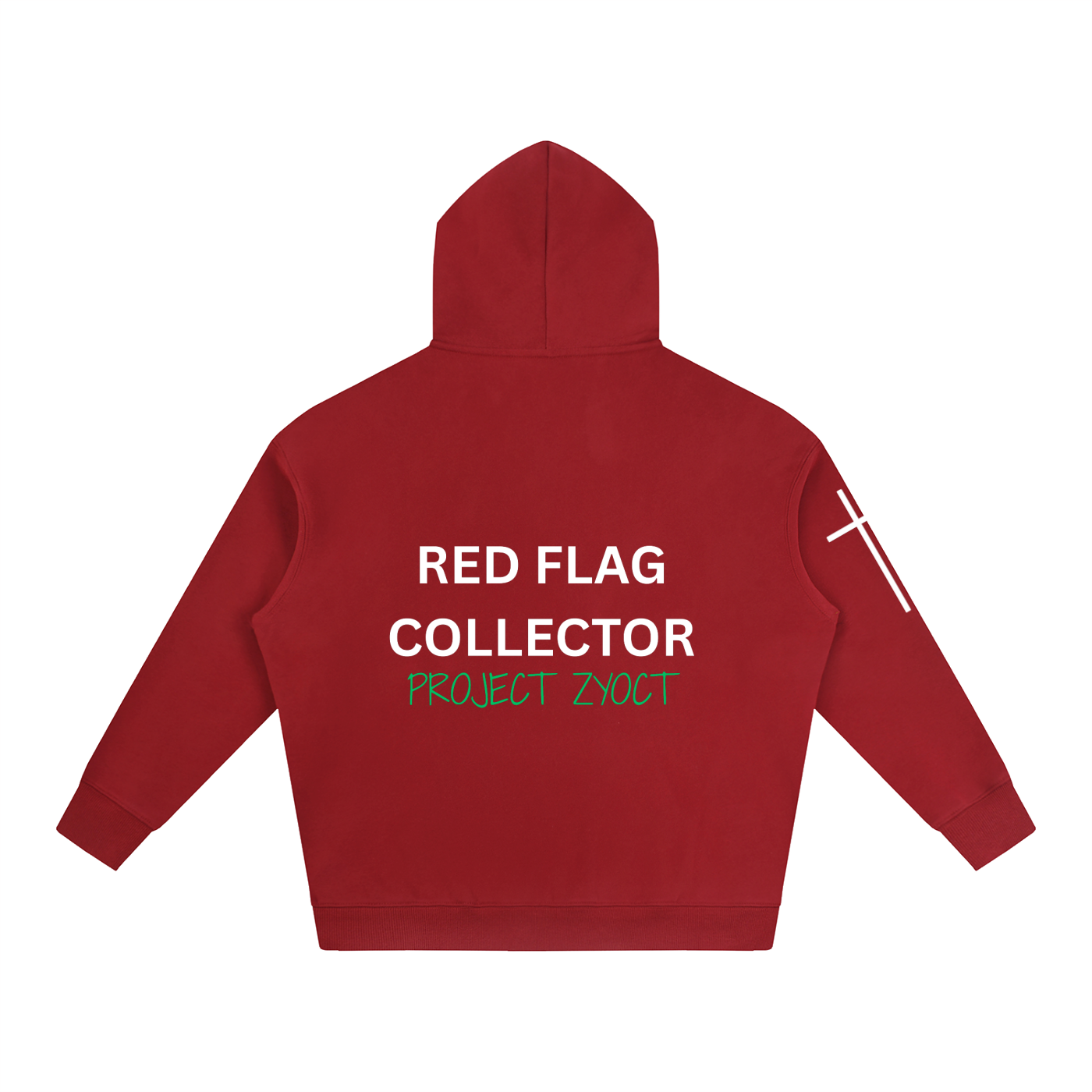 "Red Flag Collector" Oversize Hoodie