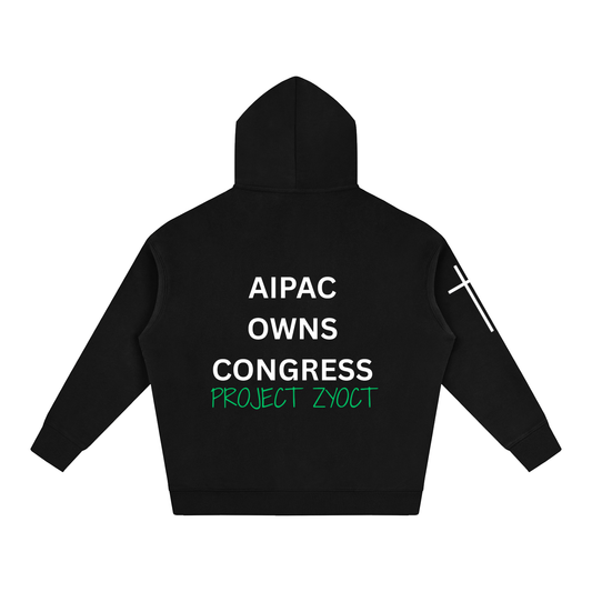 "AIPAC Owns Congress" Oversize Hoodie