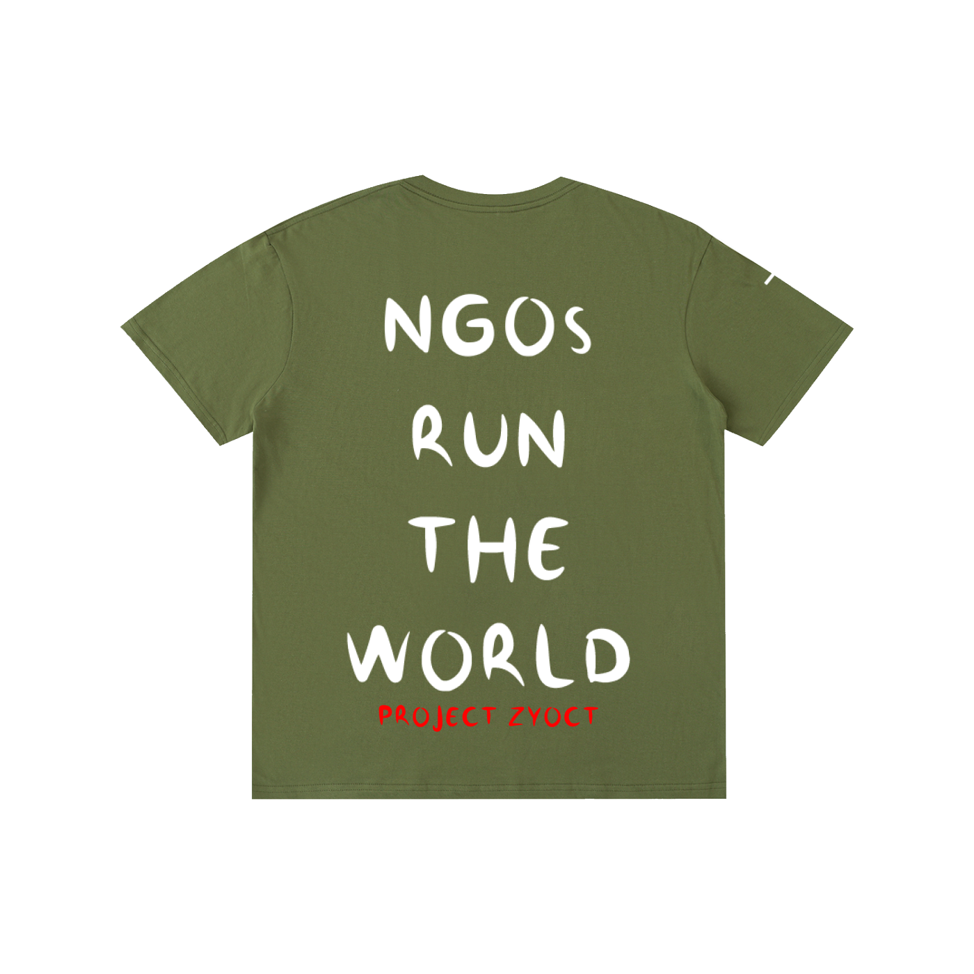"NGOs Run the World" Cotton T-Shirt