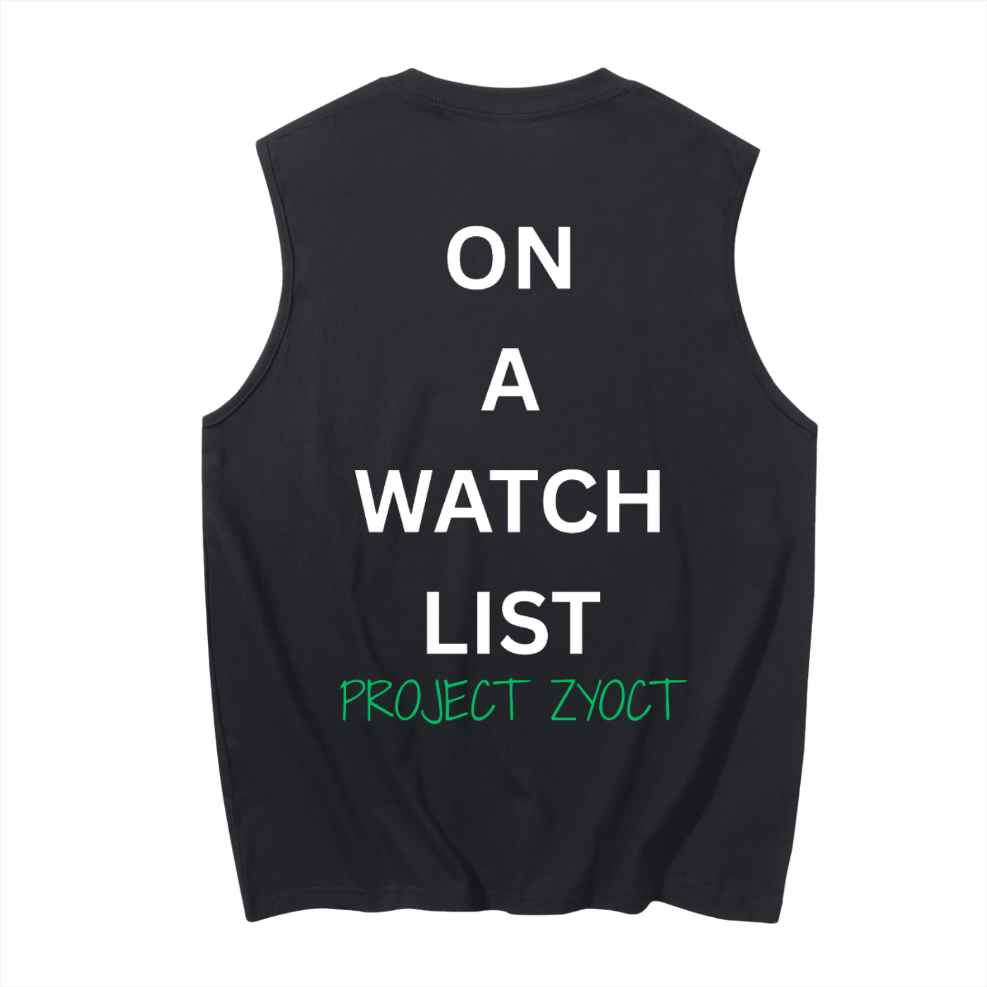 "On a watch list" Cotton Tank Top