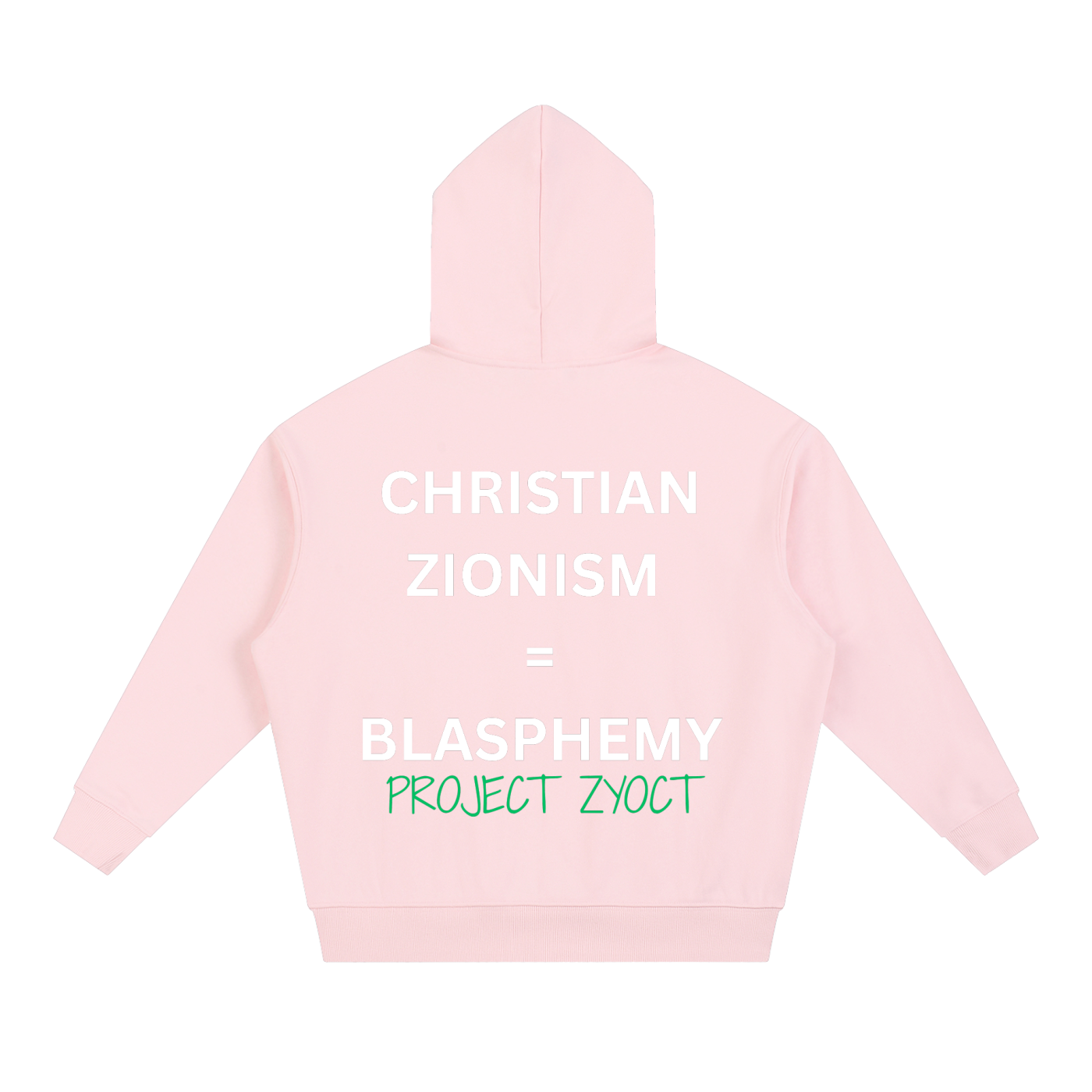 "Christian Zionism = Blasphemy" Heavyweight Hoodie