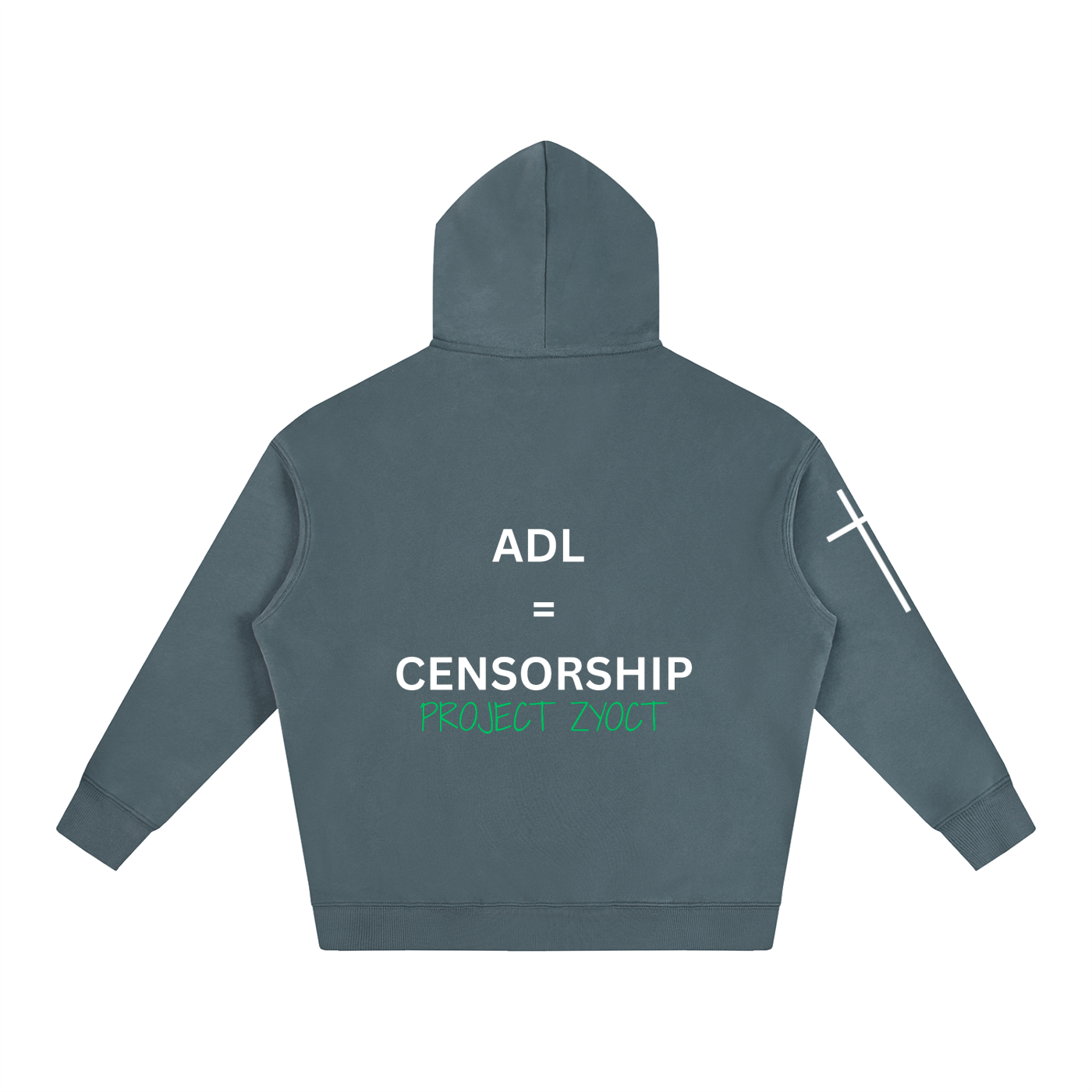 "ADL = Censorship" Oversize Hoodie