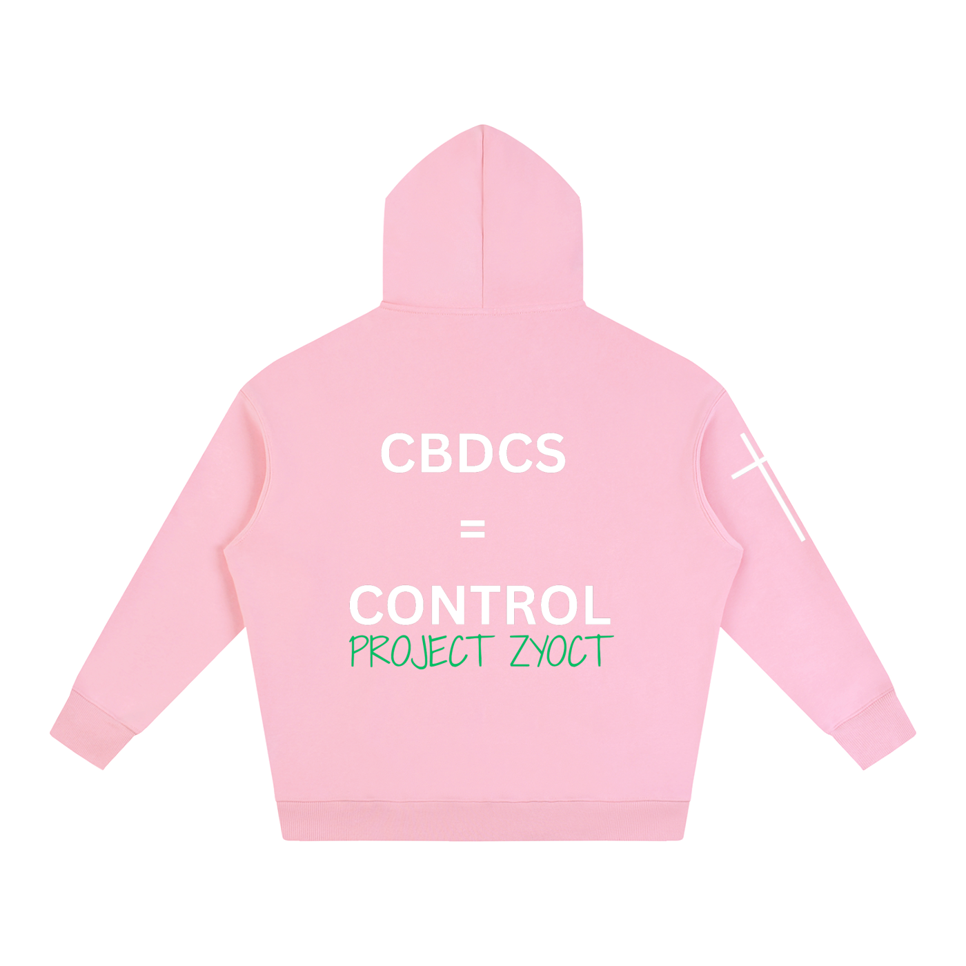 "CBDCs = Control" Oversize Hoodie