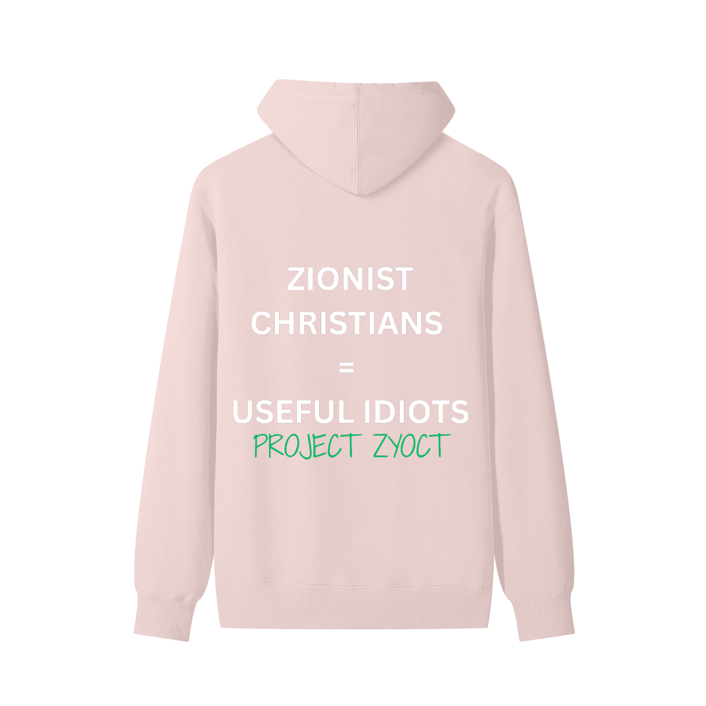 "Zionist Christians = Useful Idiots" Classic Cotton Hoodie