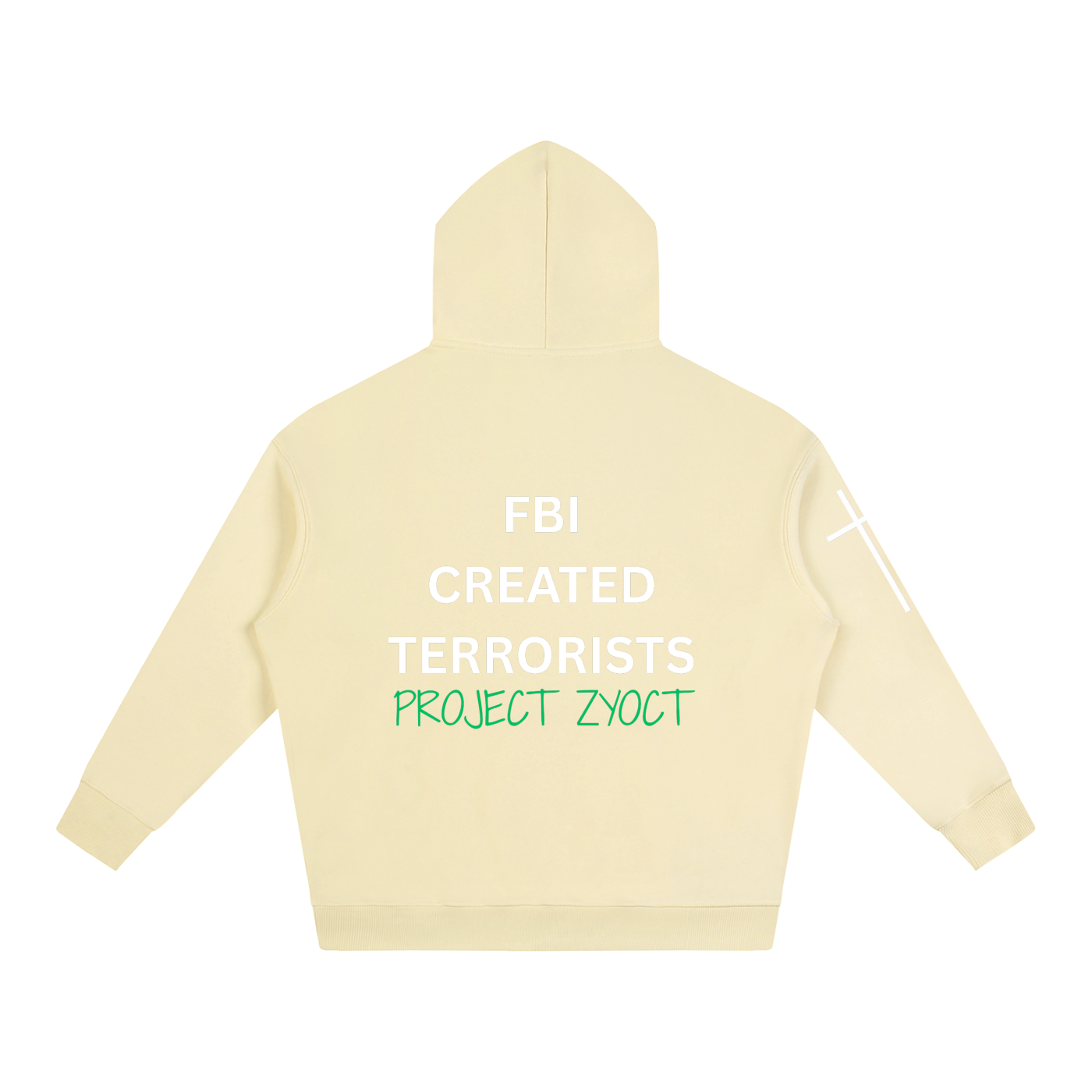 "FBI Created Terrorists" Oversize Hoodie