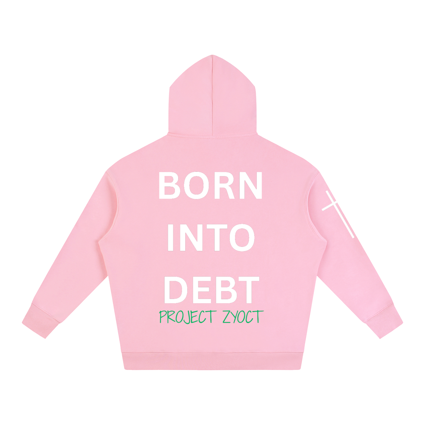 "Born Into Debt" Oversize Hoodie