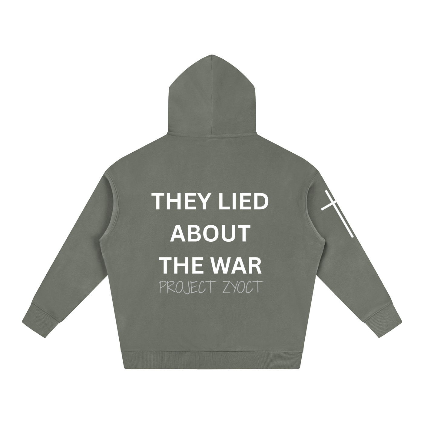"They Lied About the War" Oversize Hoodie