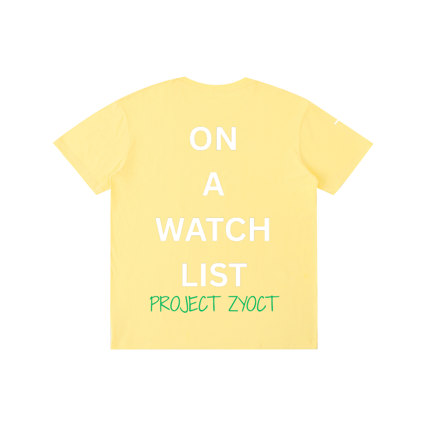 "On a watch list" Cotton T-Shirt