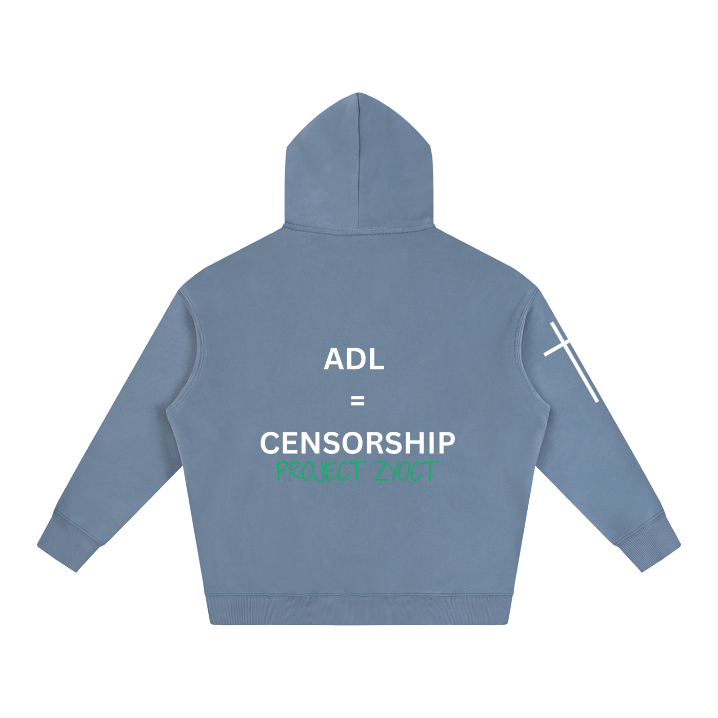 "ADL = Censorship" Oversize Hoodie