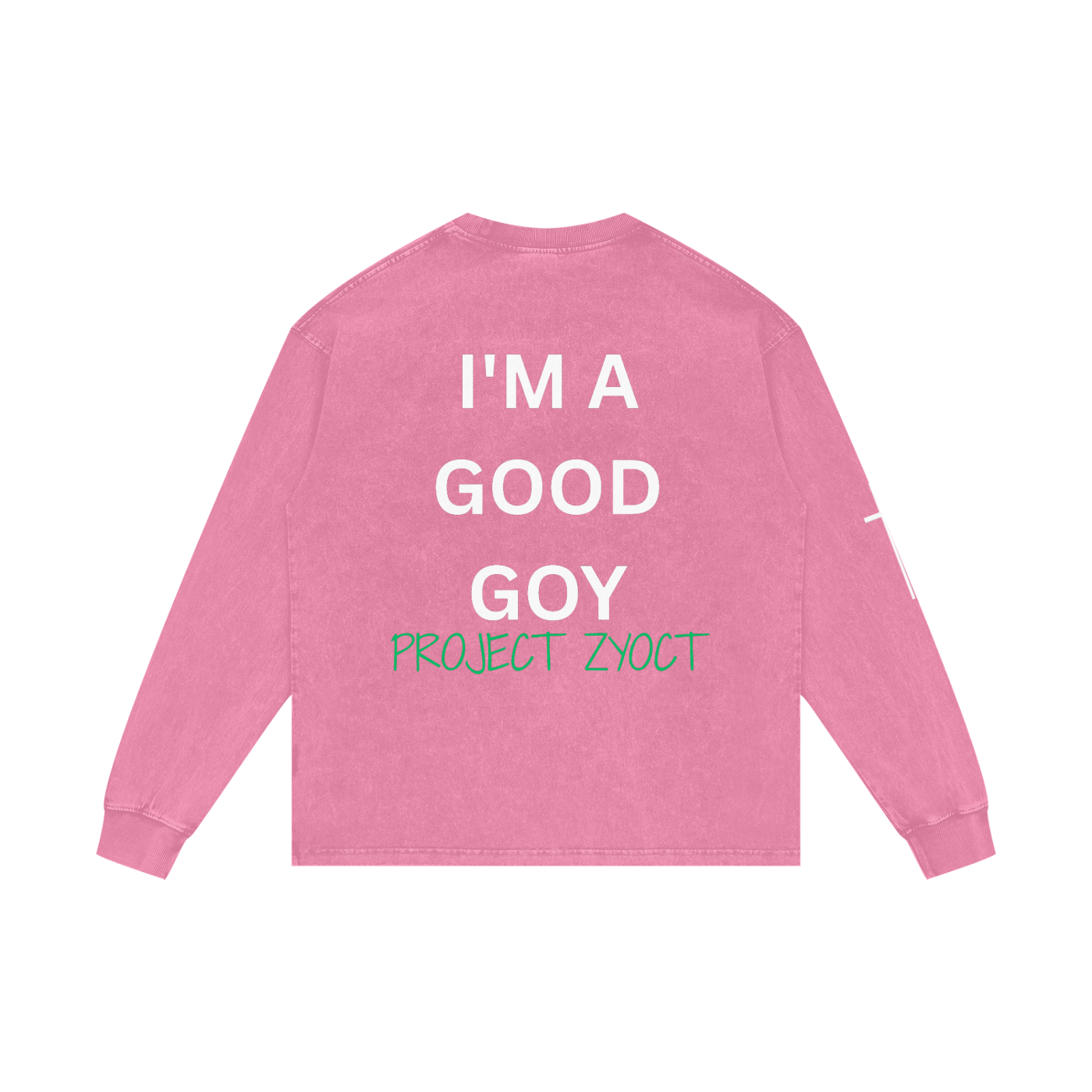 "I'm a Good Goy" Acid Wash Long Sleeve