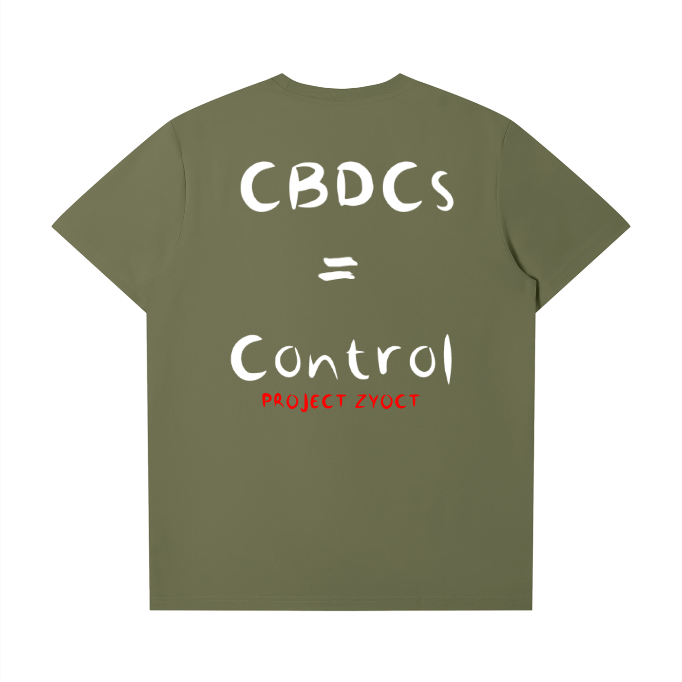 "CBDCs = Control" T-Shirt