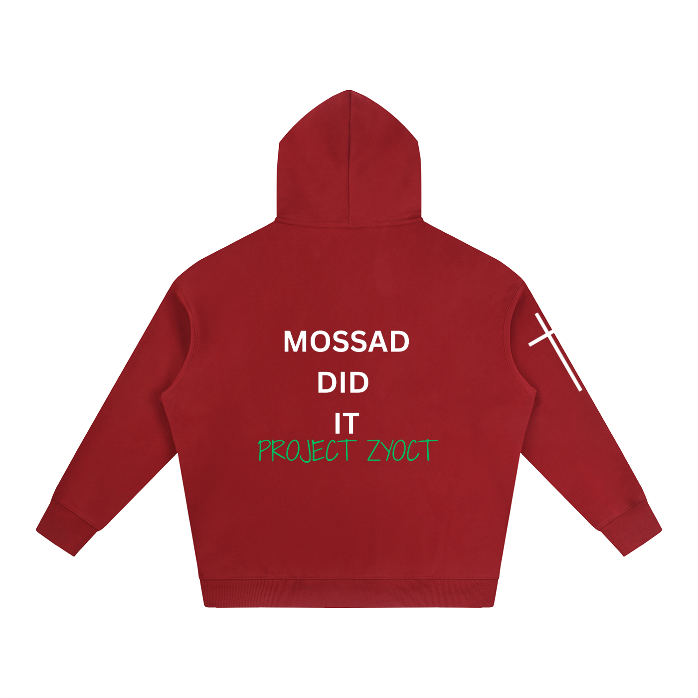 "Mossad Did It" Oversize Hoodie