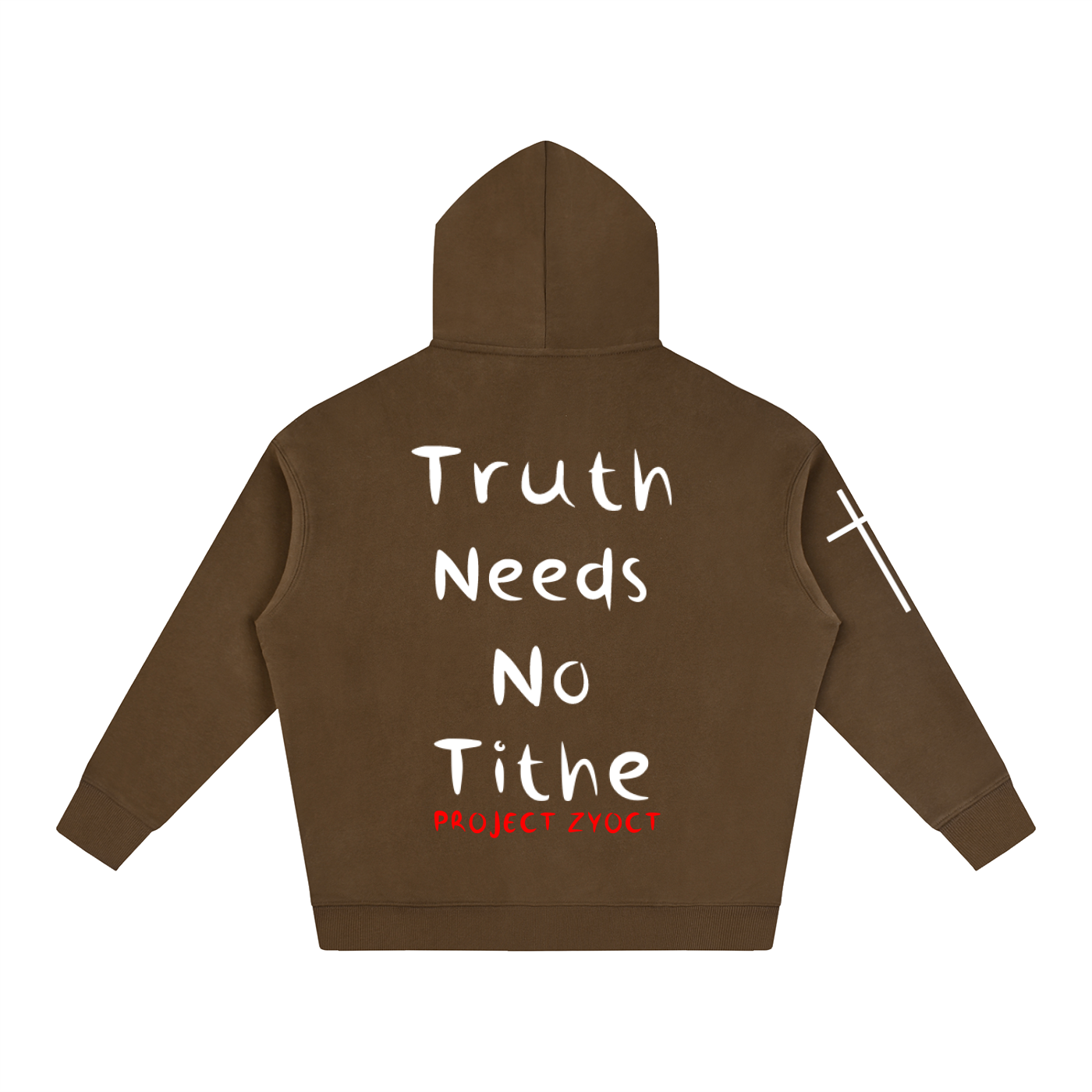 "Truth Needs No Tithe" Oversize Hoodie