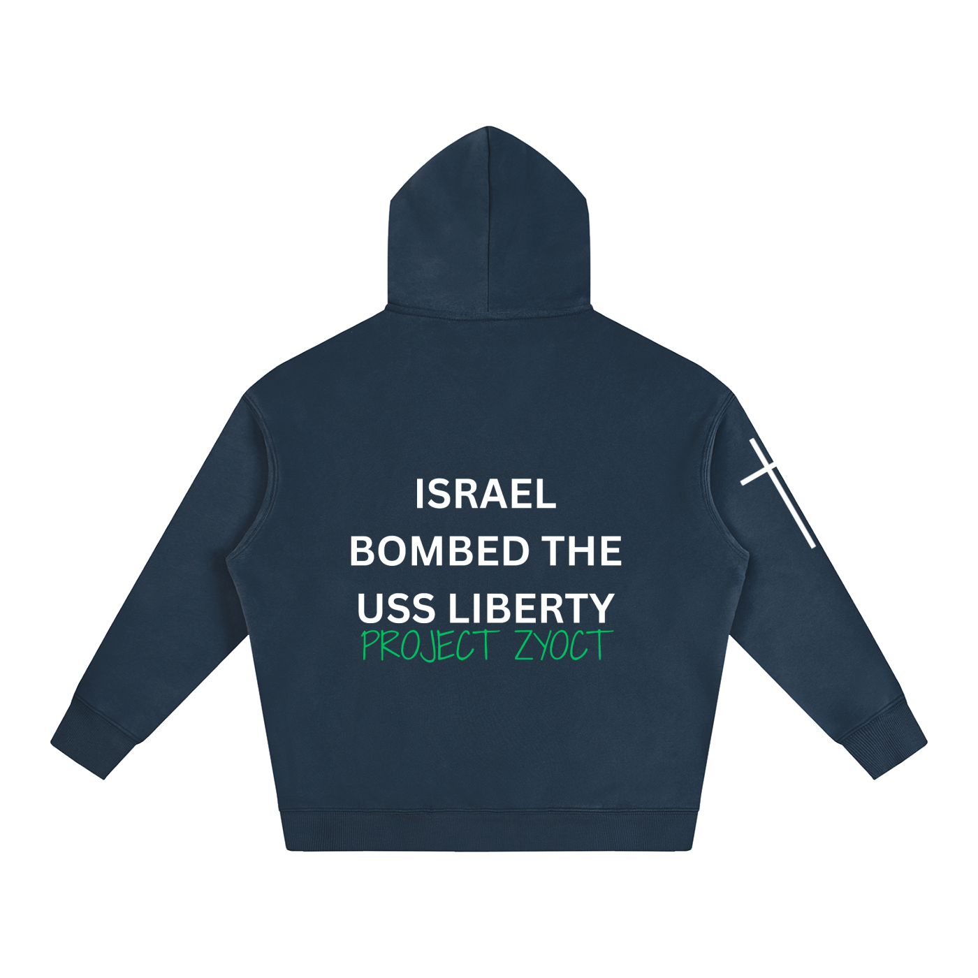 "Israel Bombed the USS Liberty" Oversize Hoodie