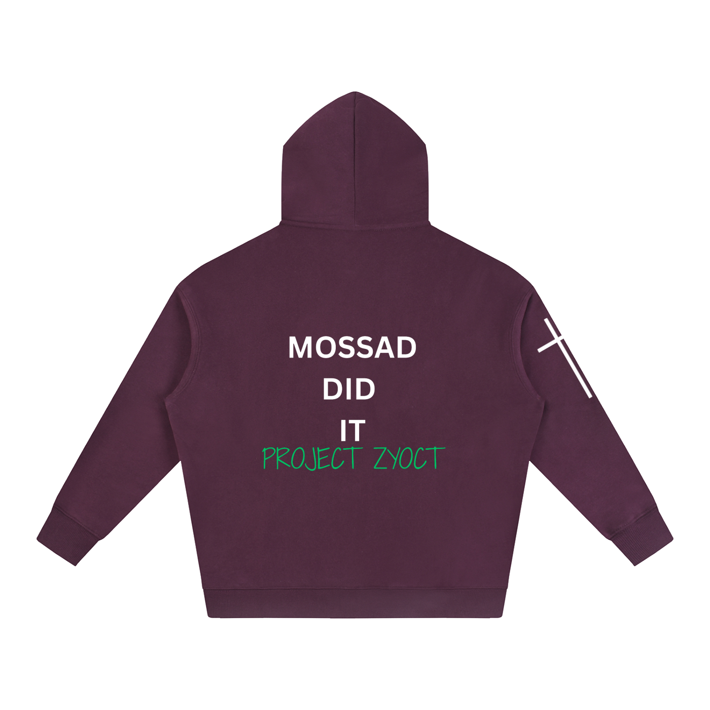 "Mossad Did It" Oversize Hoodie