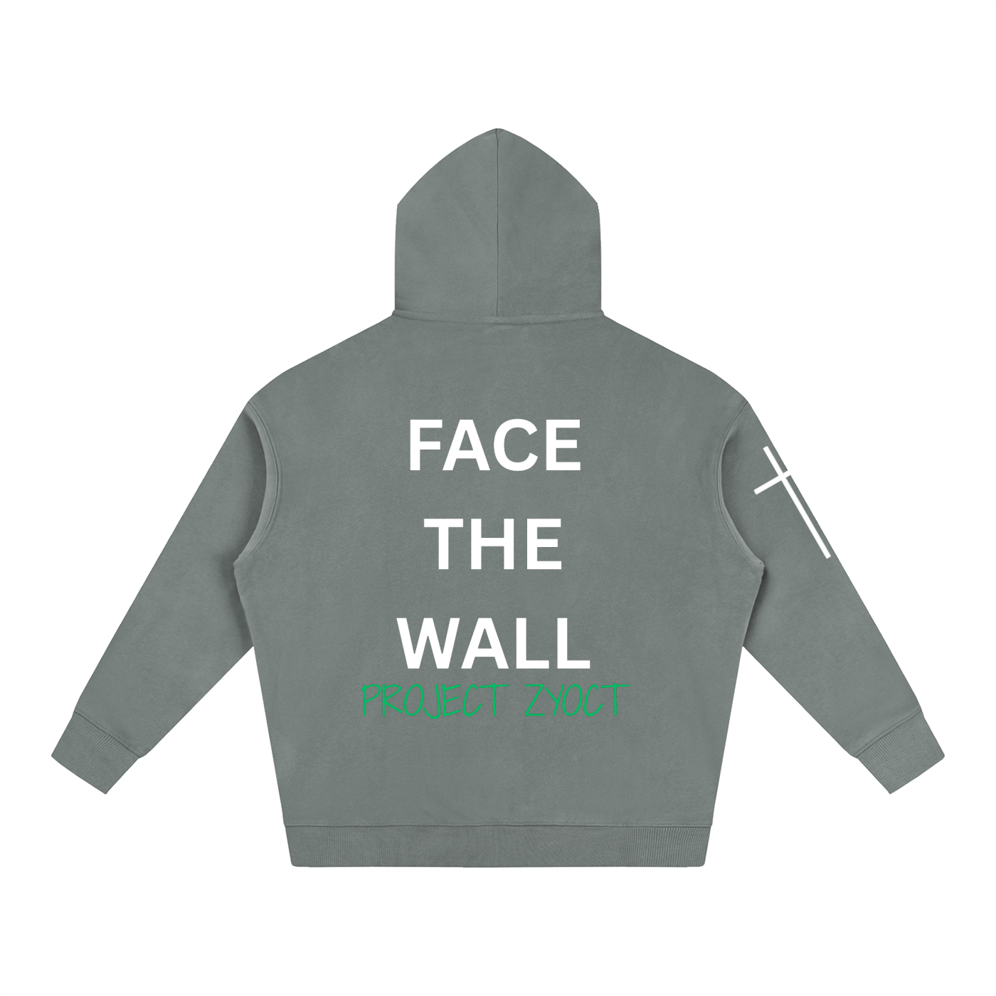 "Face the Wall" Oversize Hoodie
