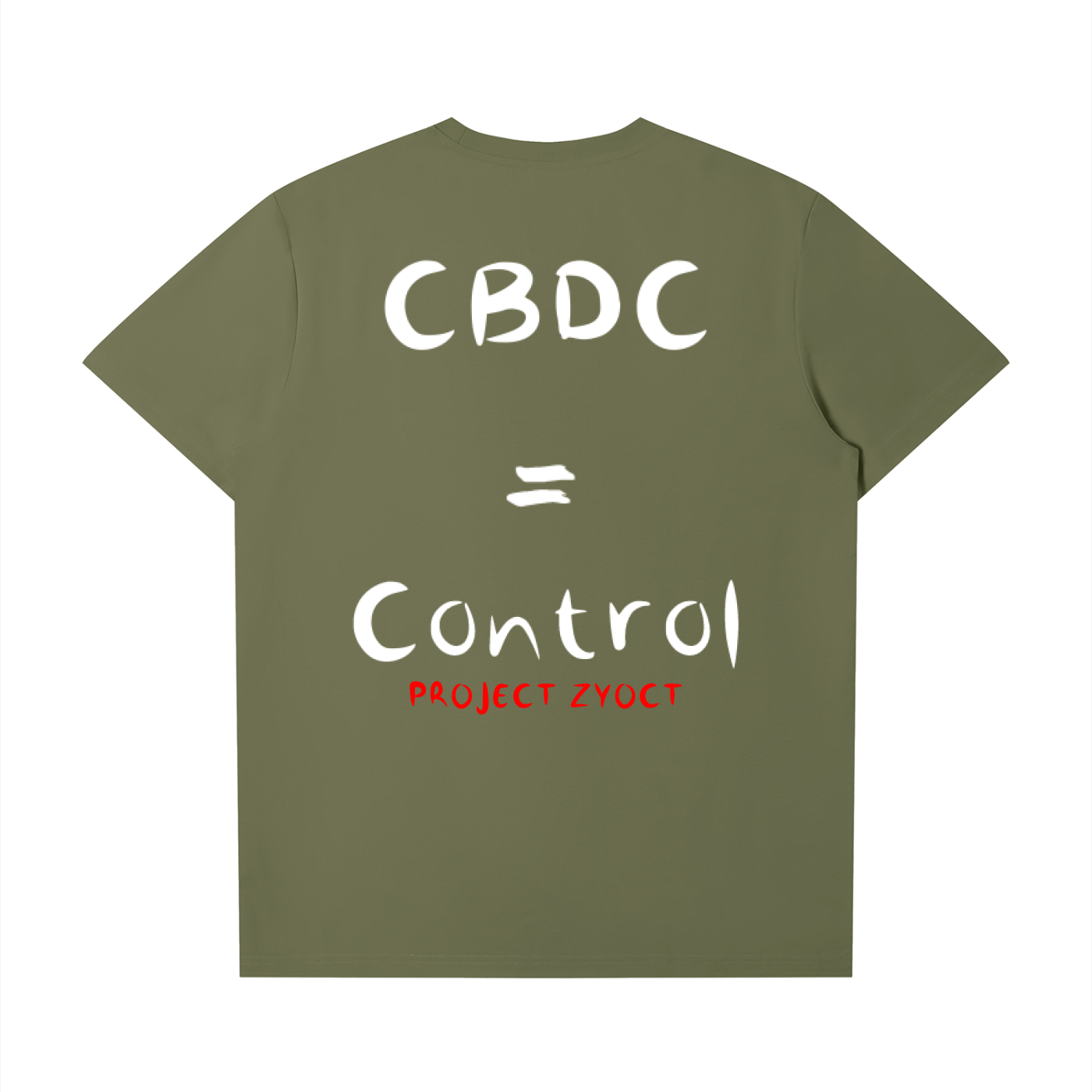 "CBDCs = Control" T-Shirt