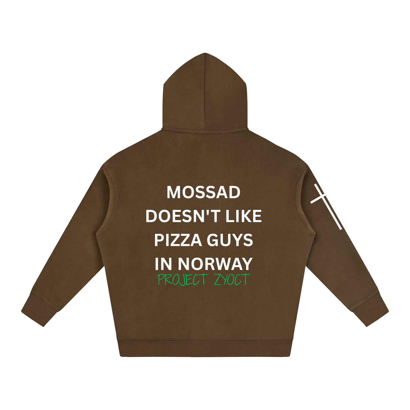 "Mossad doesn't like pizza guys in Norway" Oversize Hoodie