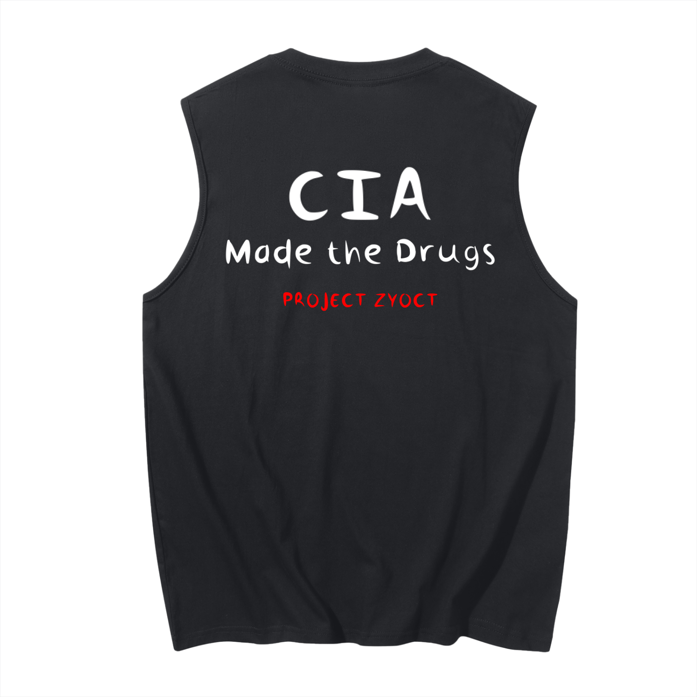 "CIA Made the Drugs" Cotton Tank Top