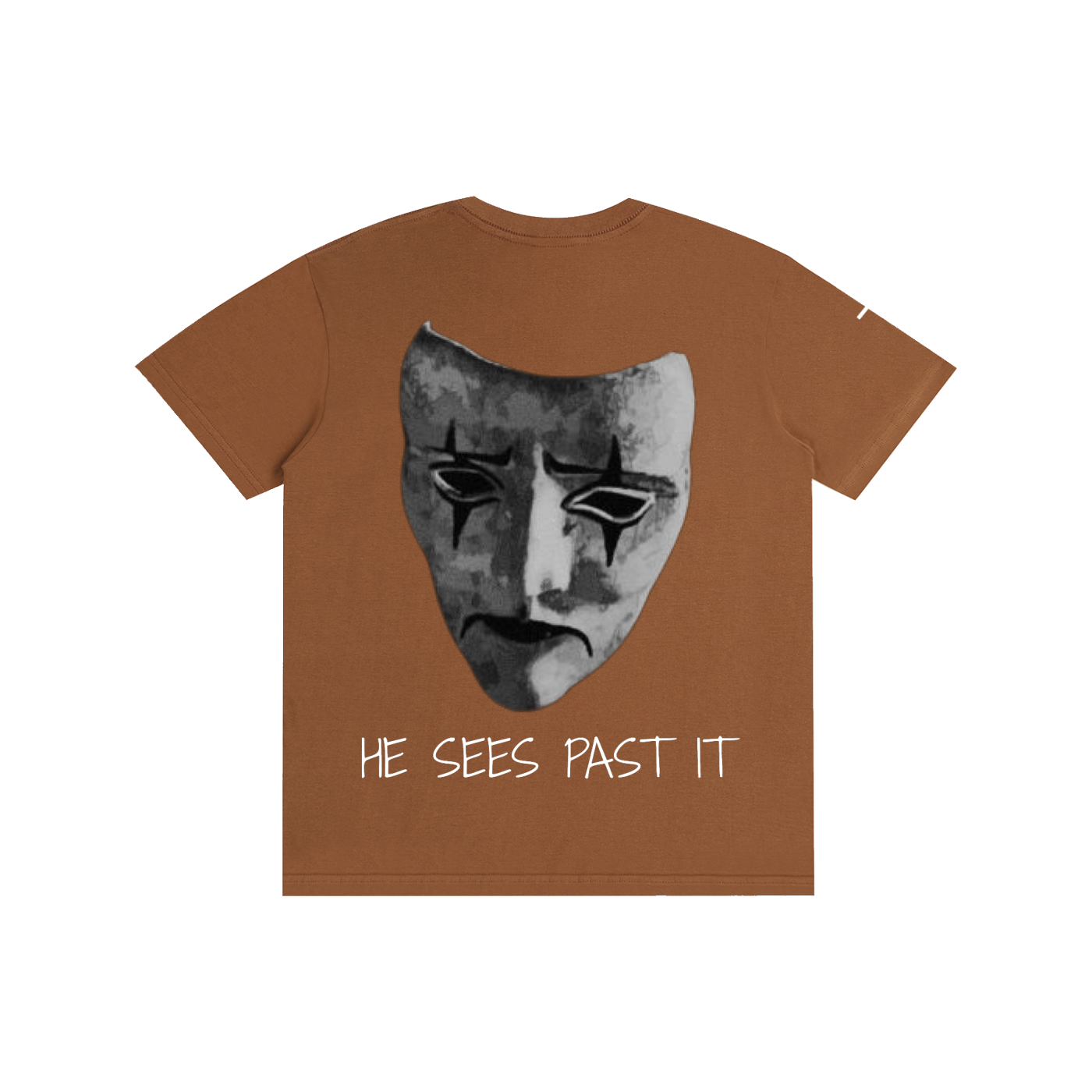 "He Sees Past It" Cotton T-Shirt