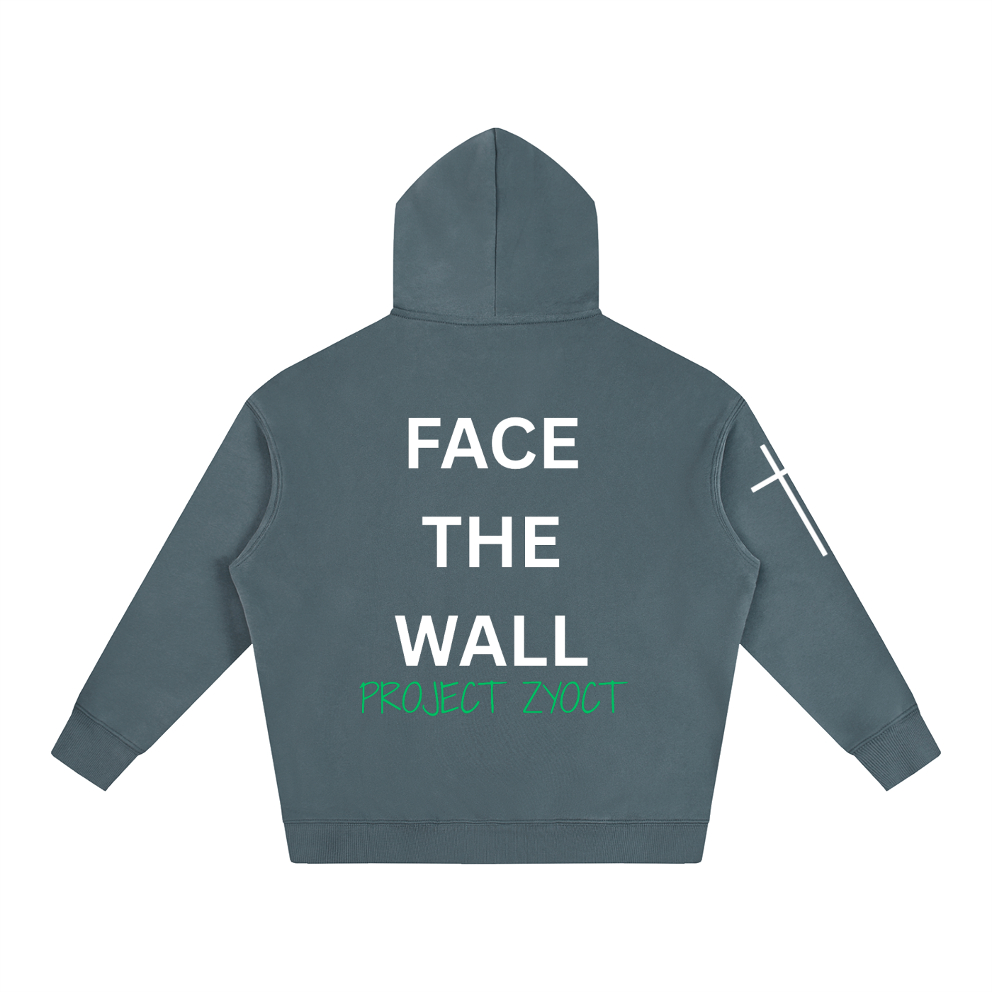 "Face the Wall" Oversize Hoodie