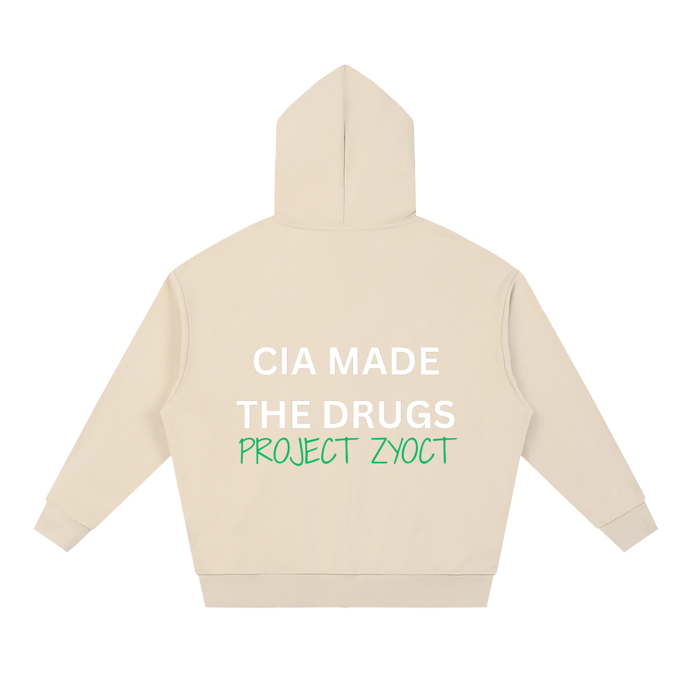 "CIA Made the Drugs" Full Zip Hoodie